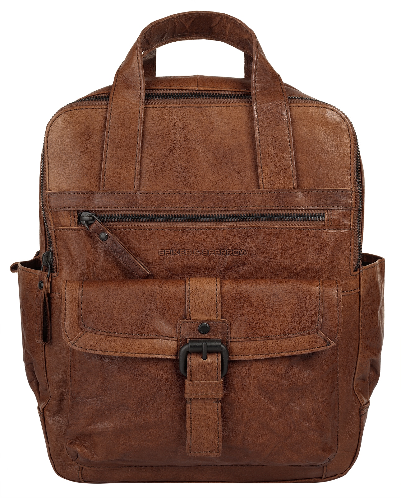 Cityrucksack, echt Leder