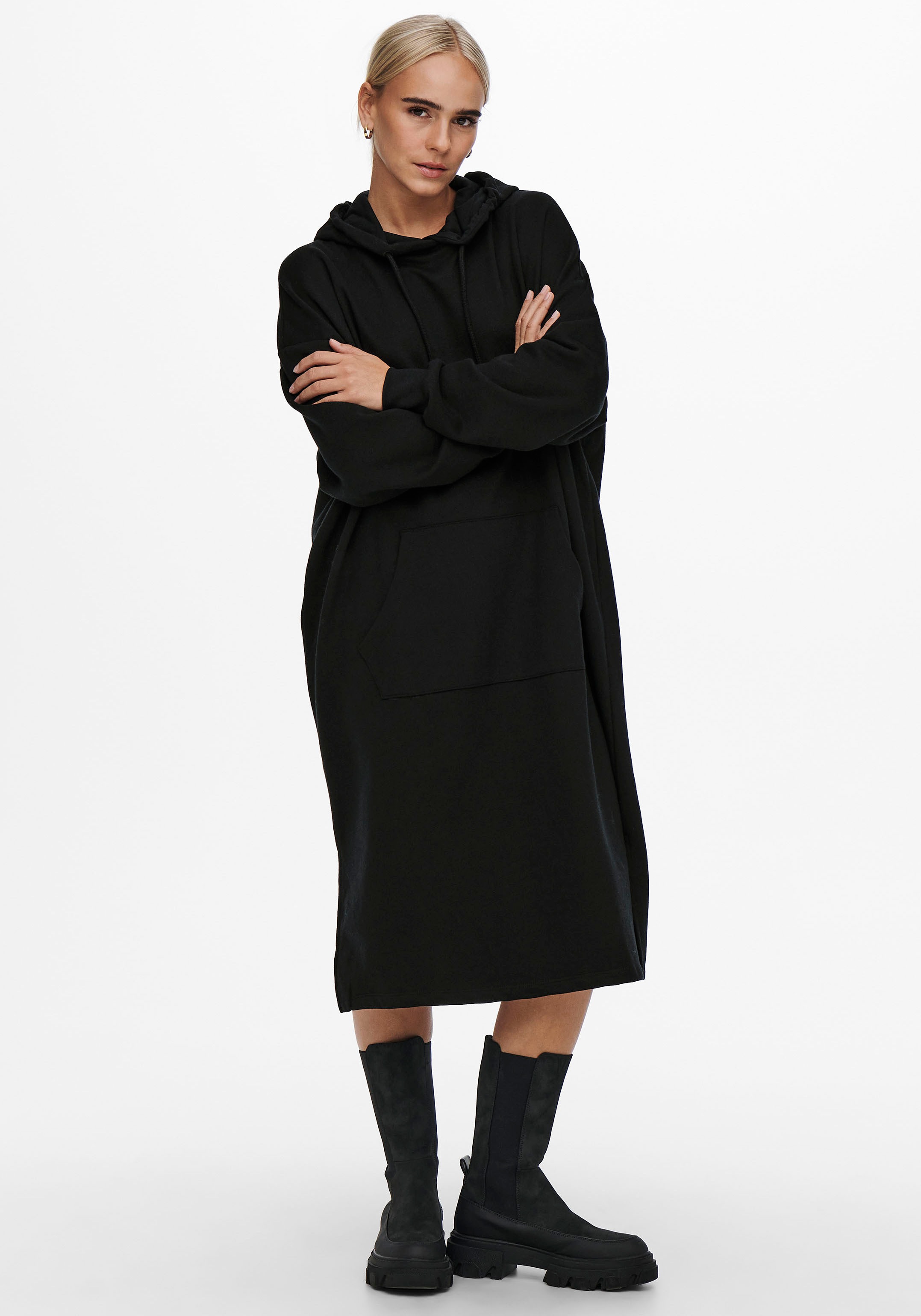Only Sweatkleid »ONLCHELSEA LIFE L/S OVERSIZE DRESS«, in Oversize Form