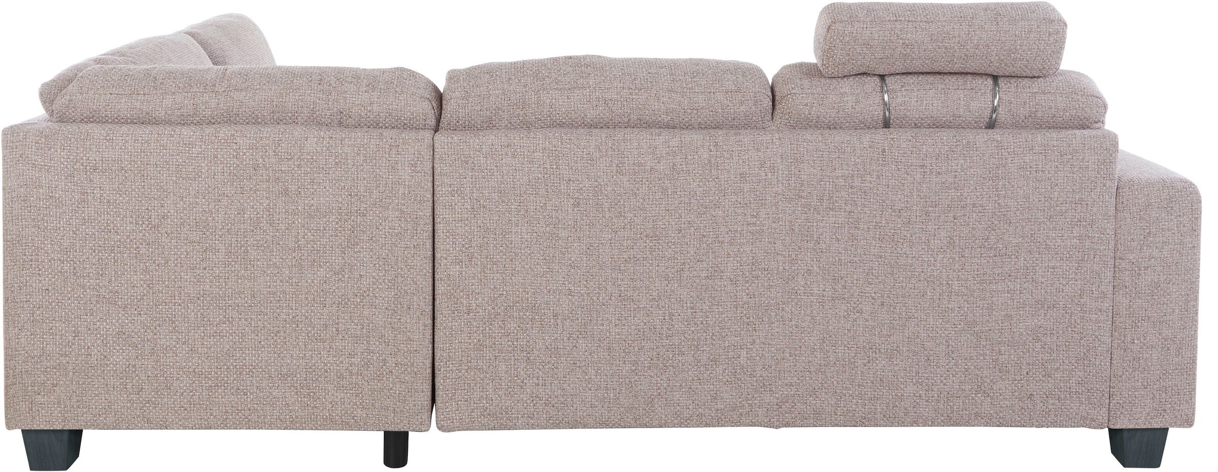 TRENDMANUFAKTUR Ecksofa »Chamber, zeitlos & elegant, bequem, L-Form«, inklusive einer Kopfstütze, wahlweise mit Schlaffunktion