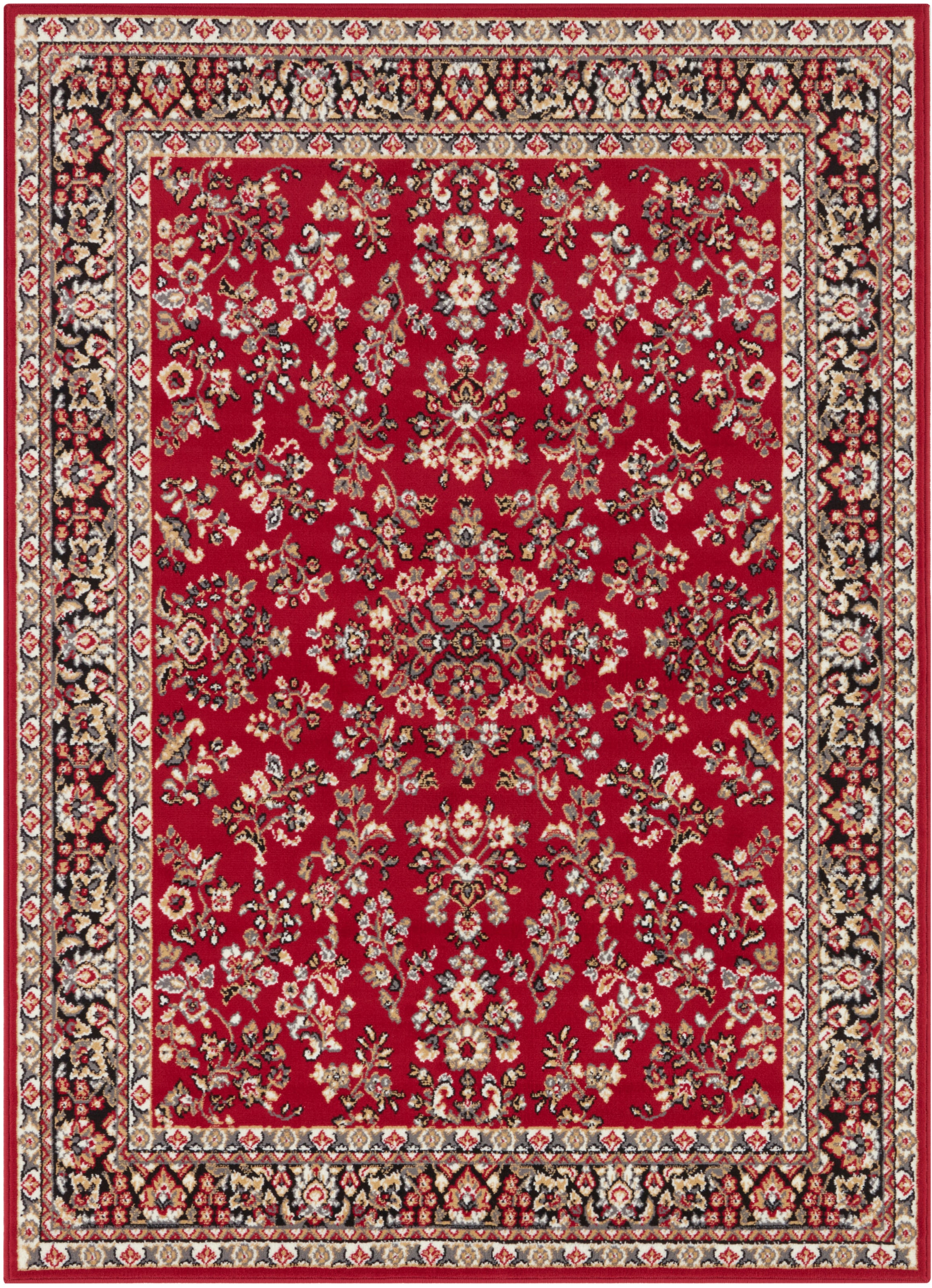 HANSE Home Teppich »Halton«, rechteckig, 8 mm Höhe, Kurzflor, Orient-Optik, mit Bordüre, Läufer, pflegeleicht, gekettelt