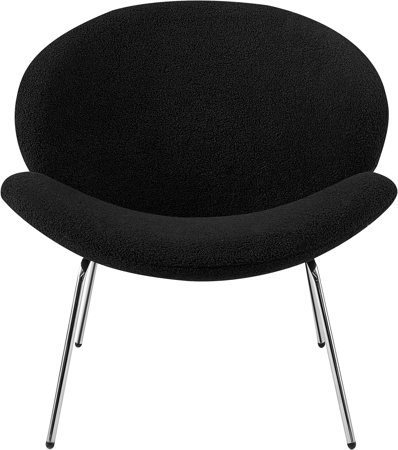 Kayoom Polsterstuhl »Stuhl Jaden 125 2er-Set, im angesagten Stoff mit dem Kräusel-Effekt« (Set) 2 Stk. Ästhetisch minimalistisches Design, Bouclé Stoff, breites Sitzen