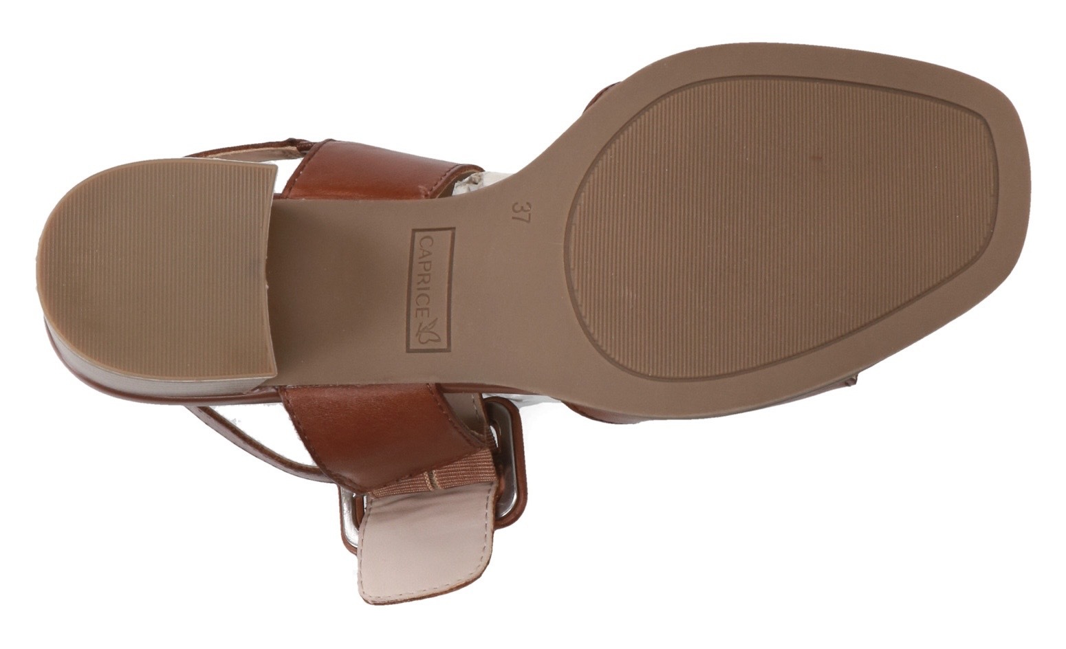 Caprice Sandalette, Blockabsatz, Riemchensandale, Businessschuh, verstellbarer Schnalle