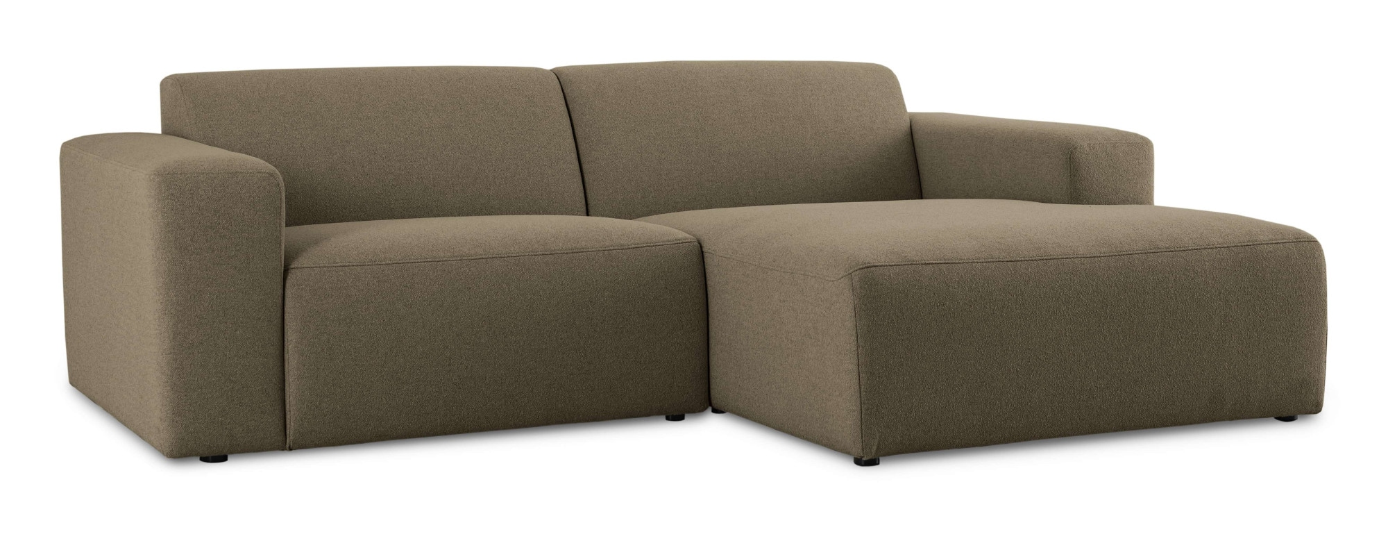 INOSIGN Ecksofa »Koa,228cm, L-Form, Modulsofa, Webstoff, Cord«, Designsofa, weicher Lounge-Sitzkomfort, Welleunterfederung, bodentief