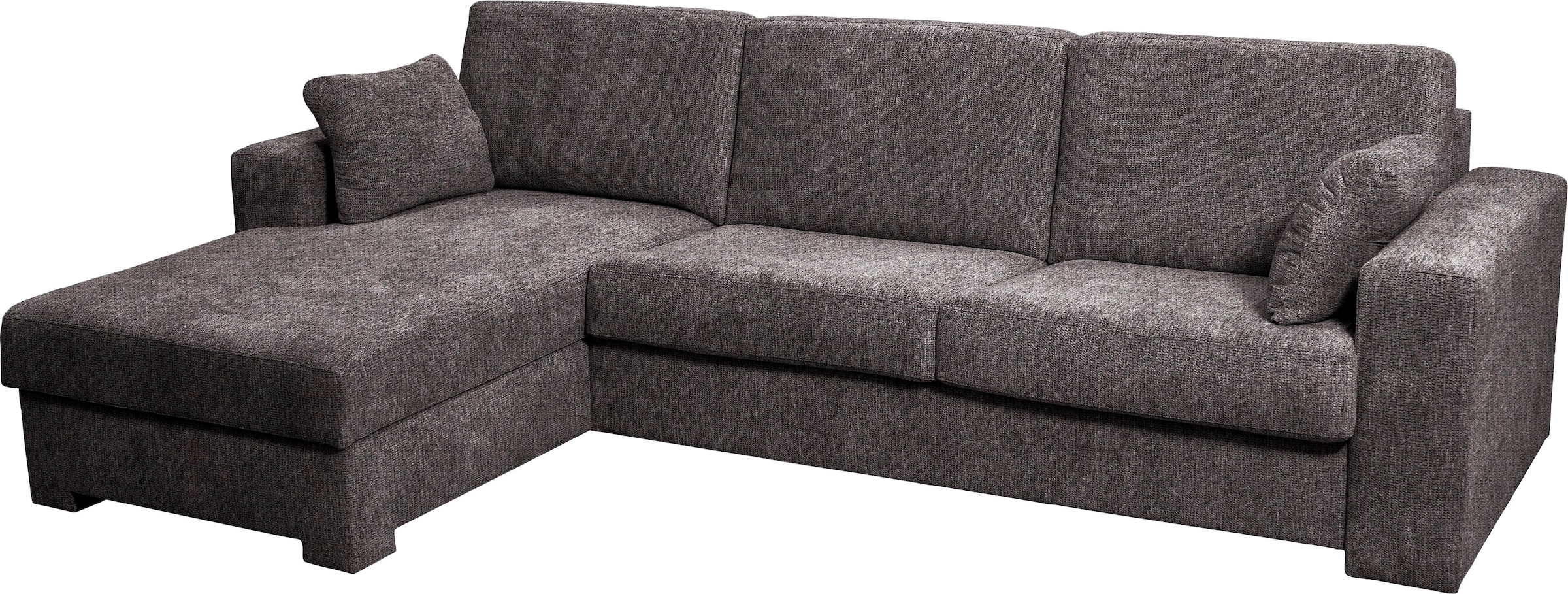 Home affaire Ecksofa Roma "L" Dauerschlaffunktion, mit Unterfederung, Matratzenhöhe 14cm, Liegemaße ca 163x198 cm, L-Form