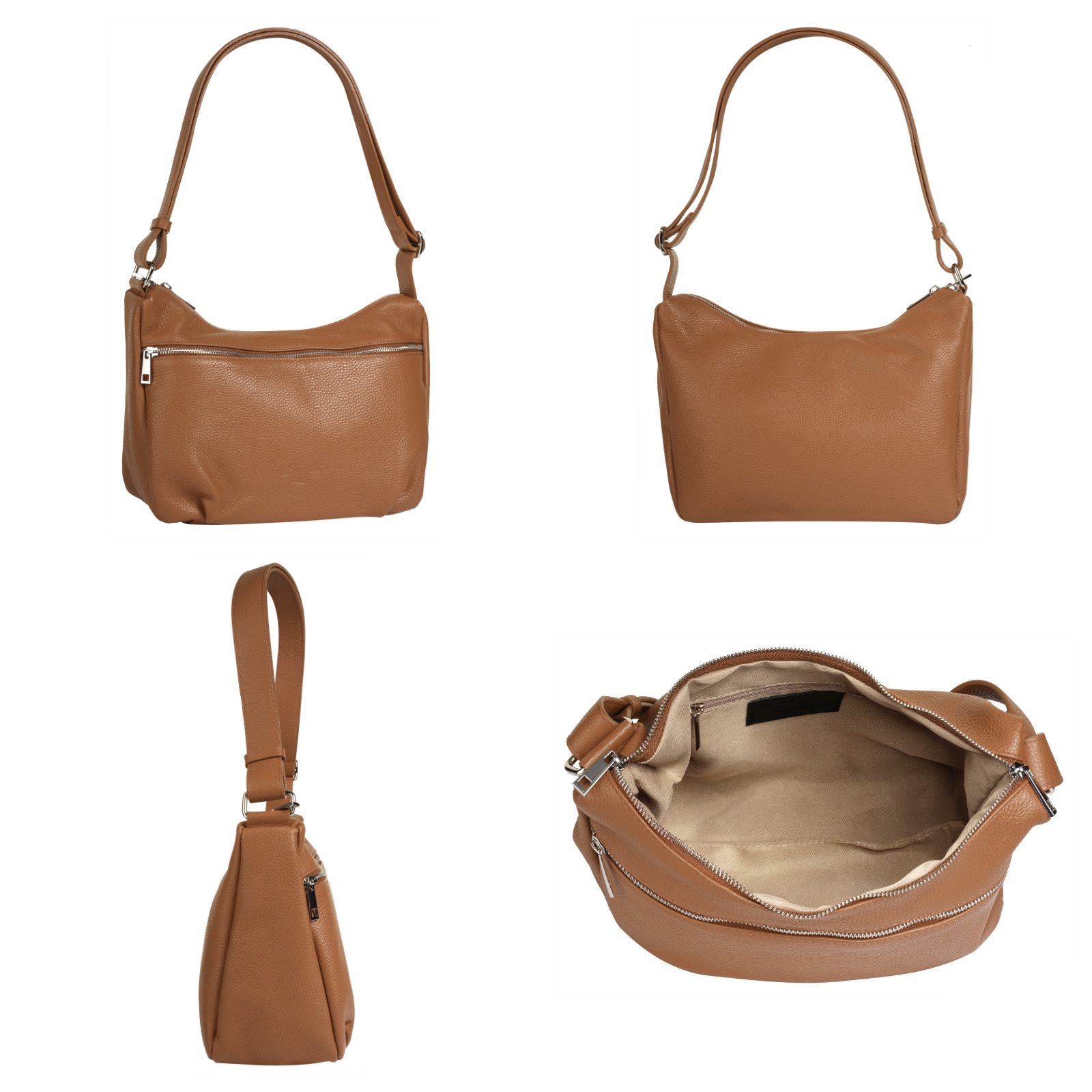 Samantha Look Shopper, echt Leder, Made in Italy