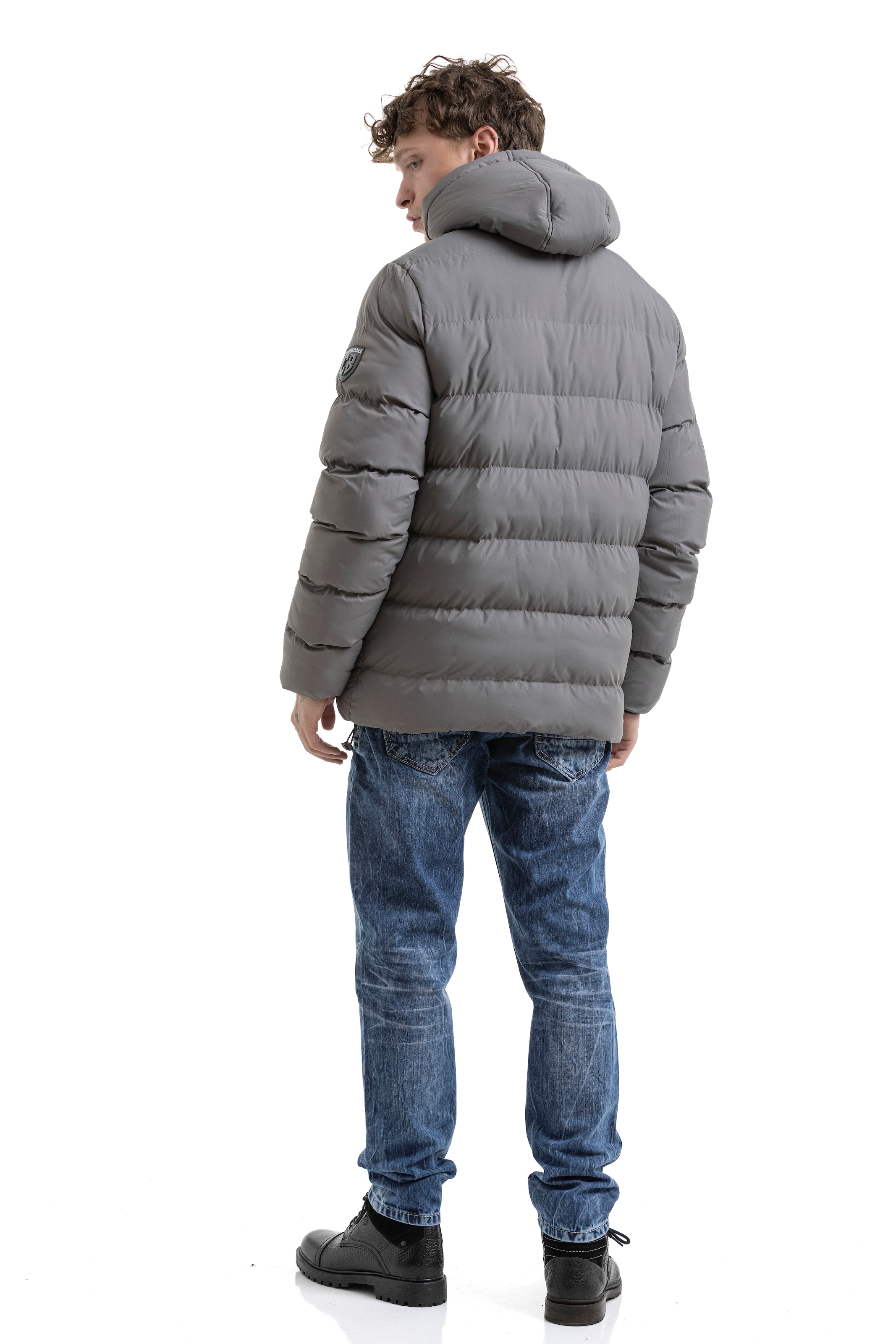 Cipo & Baxx Steppjacke mit Kapuze