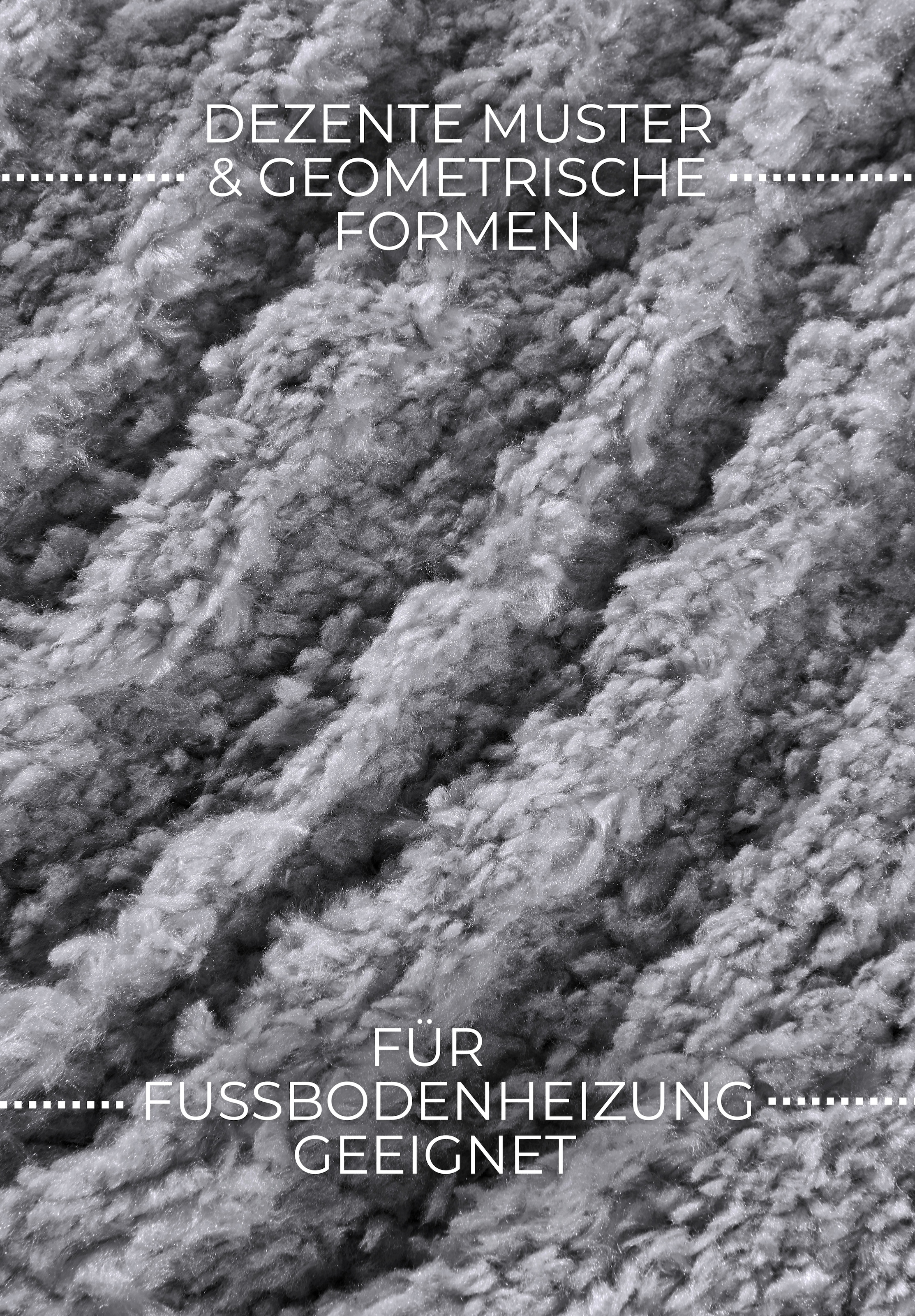 ELLE DECORATION Designteppich »Pigment«, rechteckig, 18 mm Höhe, Hochflor, Shaggy, Läufer, weich, Langflor, modern, Hoch Tief Effekt