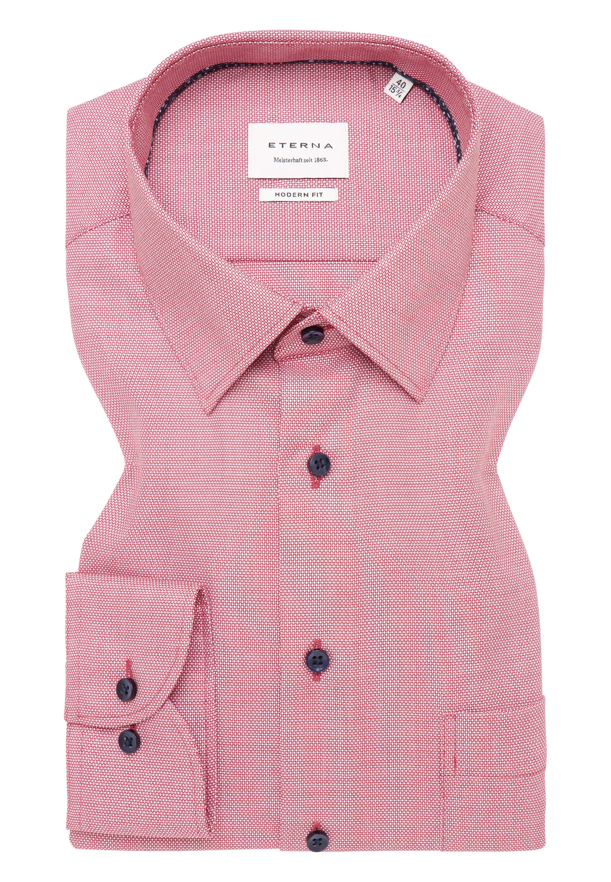 Eterna Langarmhemd »MODERN FIT«, NON IRON (bügelfrei)