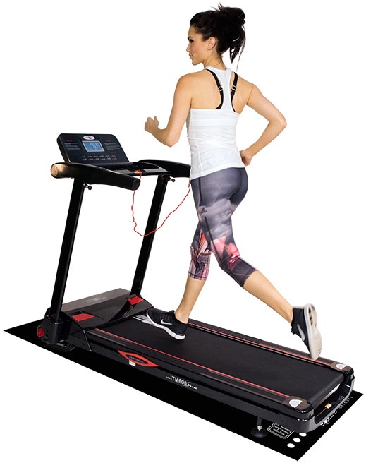 Bodenschutzmatte für Fitnessgeräte - Grösse L - 100 × 200 cm