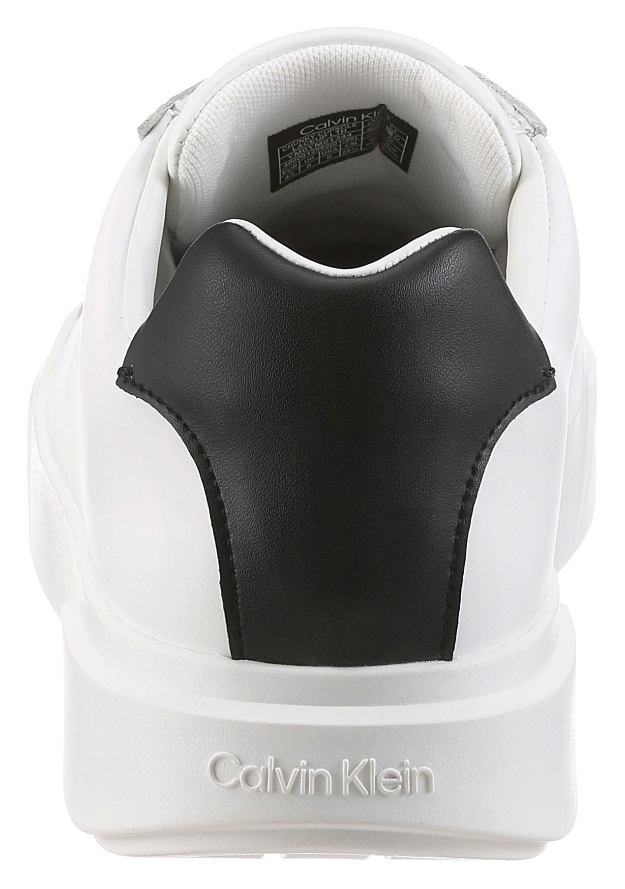 Calvin Klein Jeans Sneaker »CHUNKY CUPSOLE LACEUP LTH«  Freizeitschuh, Halbschuh, Schnürer mit CK-Logoprägung