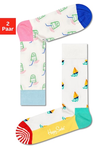 Happy Socks Socken »Sail away and Lemonade«, (2 Paar), mit sommerlichen Motiven kaufen