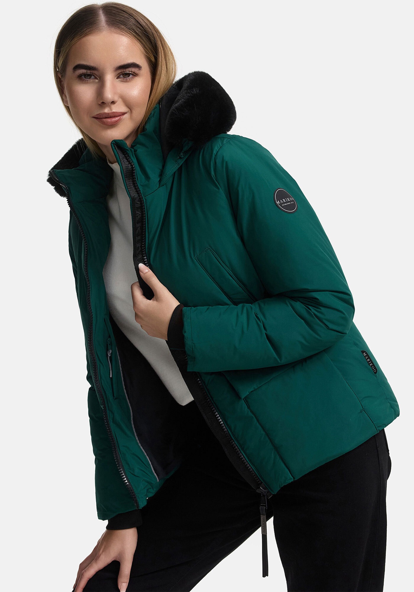 Marikoo Winterjacke »Marikoo Morinaa Damen Winterjacke N005«