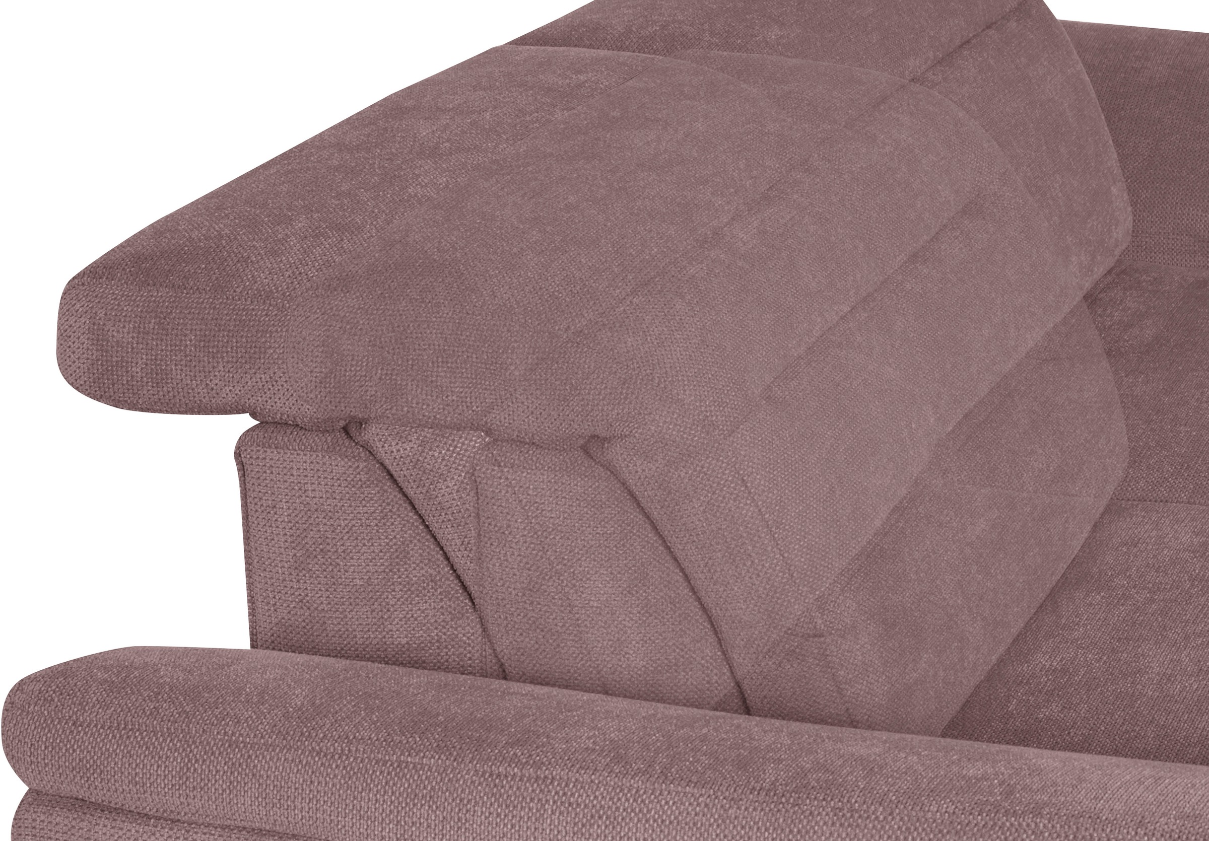 sit&more 2,5-Sitzer »Percy«, 12 cm Fußhöhe, Sitztiefenverstellung, wahlweise Kopfteilverstellung