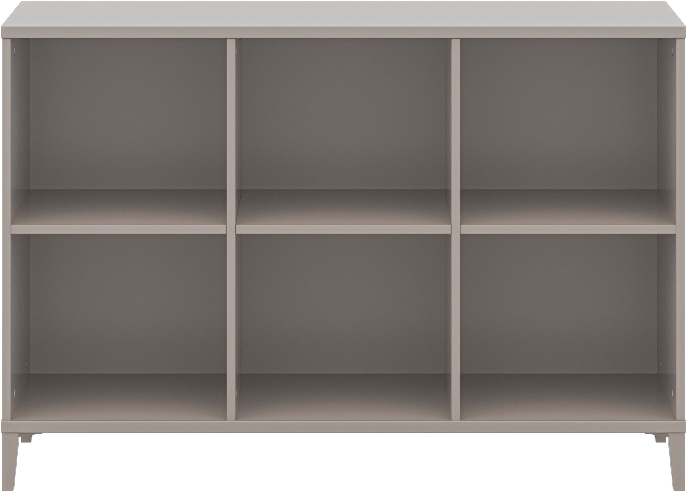 YUNY by PAIDI Sideboard »BROTHER STU mit 6 offenen Fächern«, (B/H/T ca. 123x84x38cm, Taupe), yuny by PAIDI