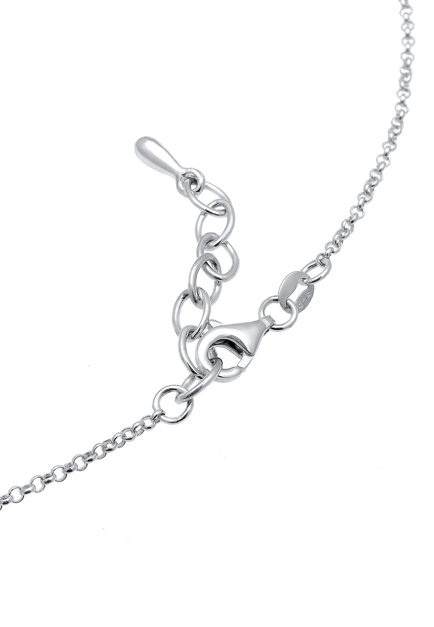 Elli Choker »Halskette Choker Anhänger Kreis Rund 925 Silber«