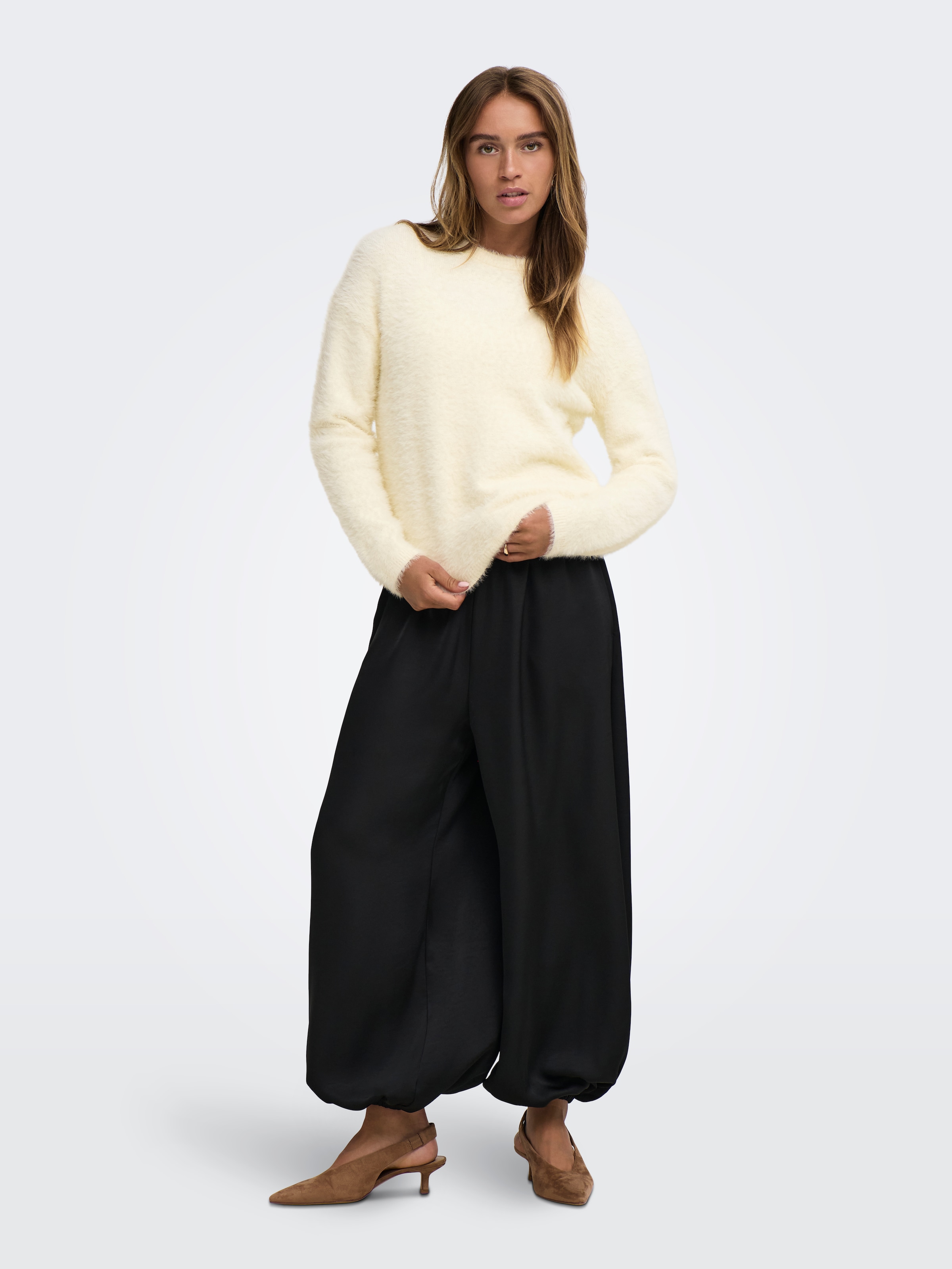 JDY Strickpullover »JDYPRIME JAYLA L/S ON PULLOVER KNT« Materialmix