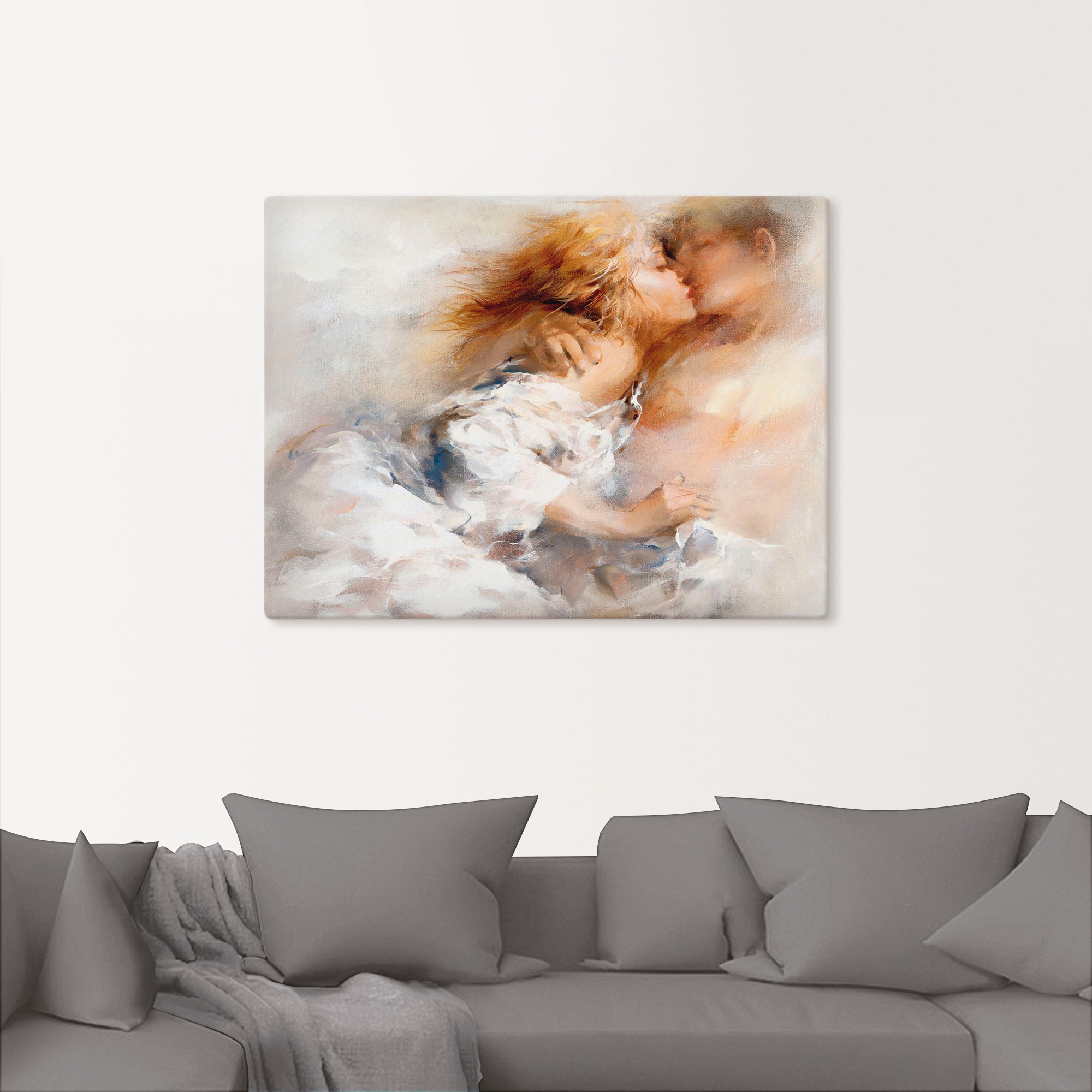 Artland Wandbild »Leidenschaftlich«, Paar, (1 St.), als Leinwandbild, Poster in verschied. Größen