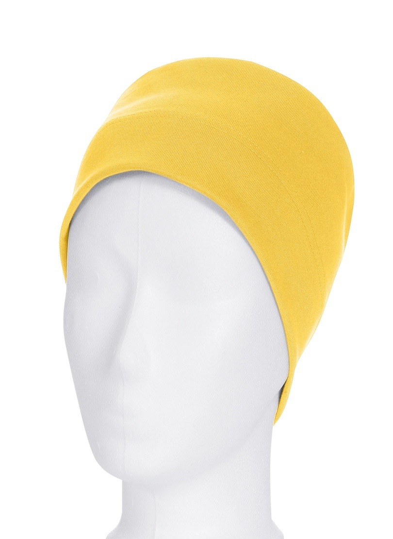 Trigema Damen Strickmütze »TRIGEMA Soft-Cap« 1 Stk. tlg. in gelb, Größe 900