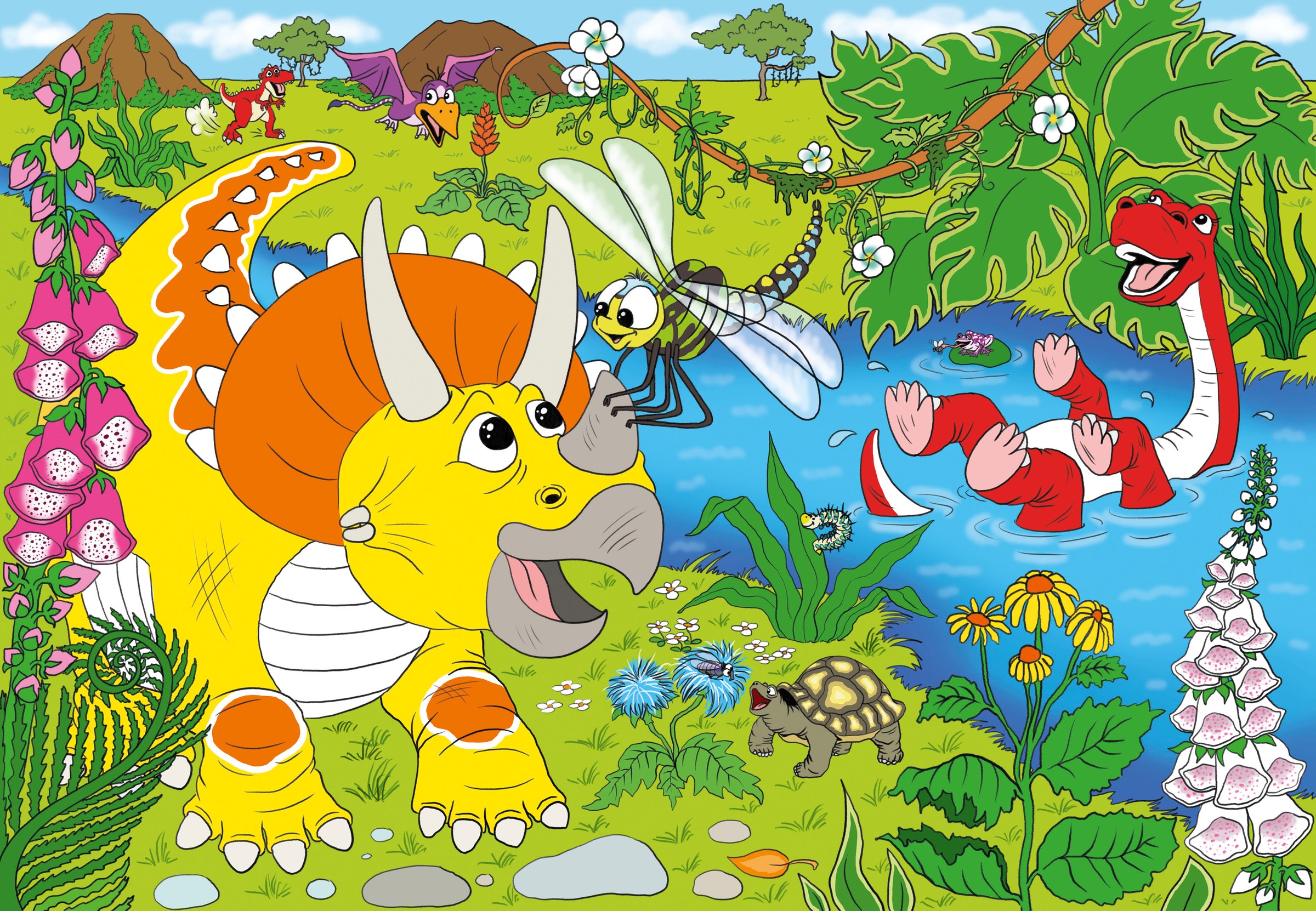 Noris Puzzle »XXL Puzzle Dinosaurier«