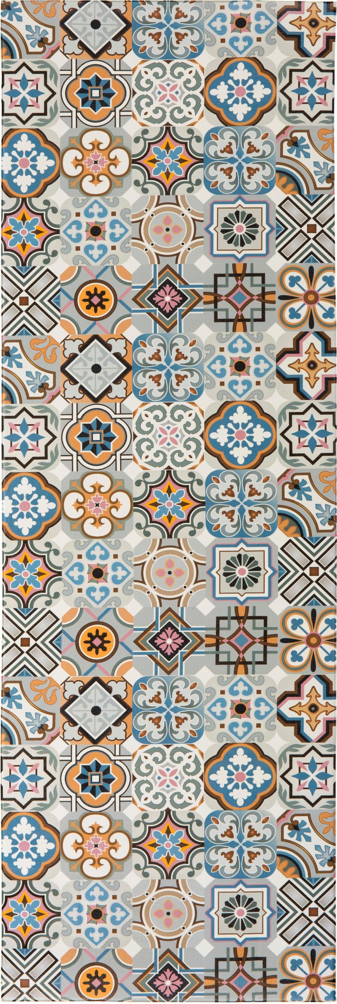 Andiamo Küchenläufer »Marrakesh«, rechteckig, 5 mm Höhe, Material Vinyl, Fliesen Design