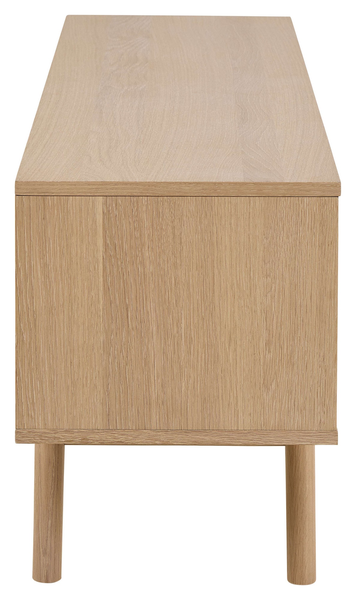 ACTONA GROUP TV-Schrank »Marte - zeitlos & praktisch mit flexiblen Aufbewahrungsmöglichkeiten« Langlebiger TV-Tisch aus massiver Eiche mit viel Stauraum. B: 160 cm