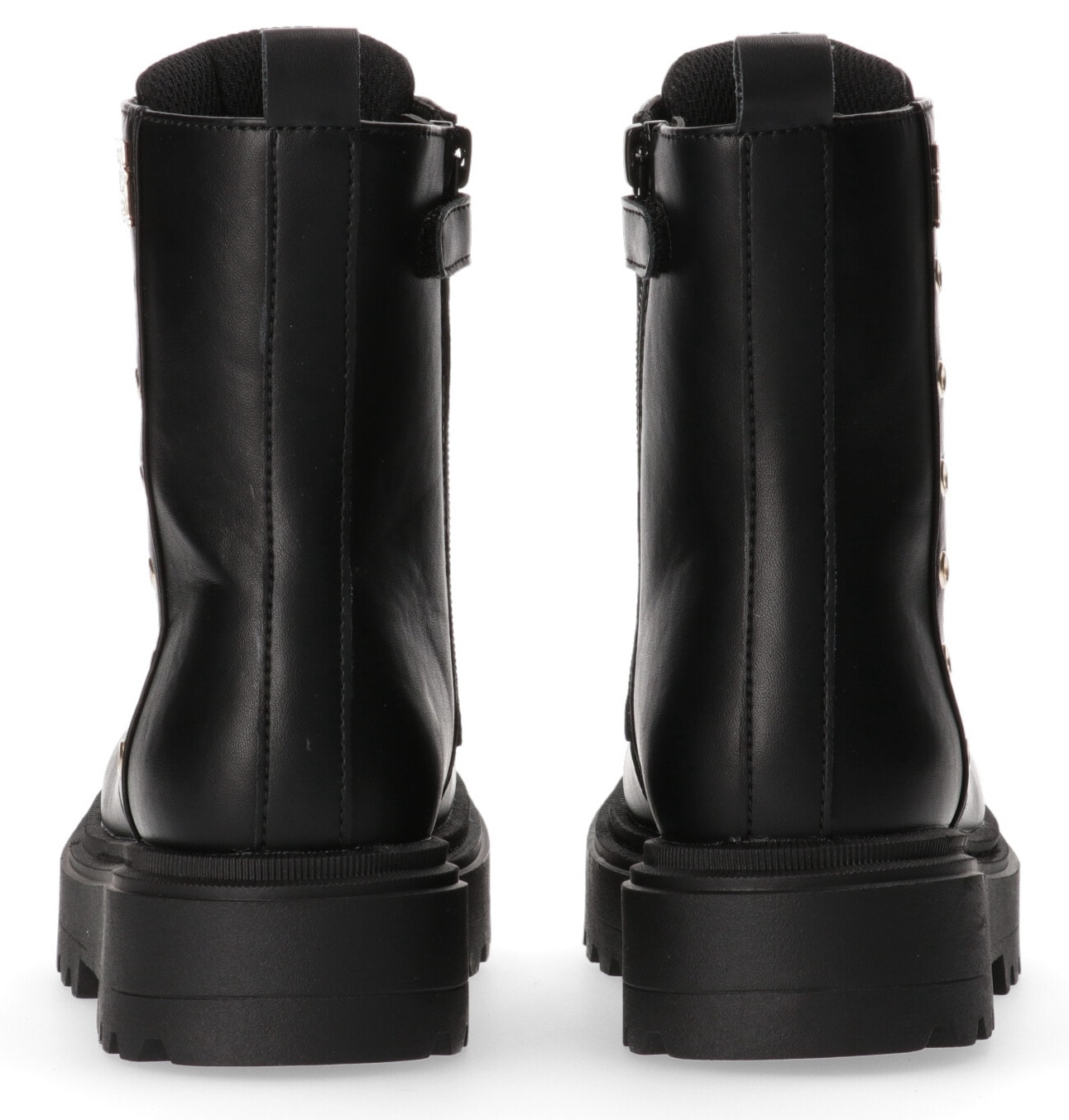 Tommy Hilfiger Schnürboots, Chunky Boots, Plateaustiefel, Schnürstiefel mit Nieten besetzt