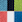 1x weiß, 1x grün, 1x marine, 1x hellblau, 1x orange, 1x blau