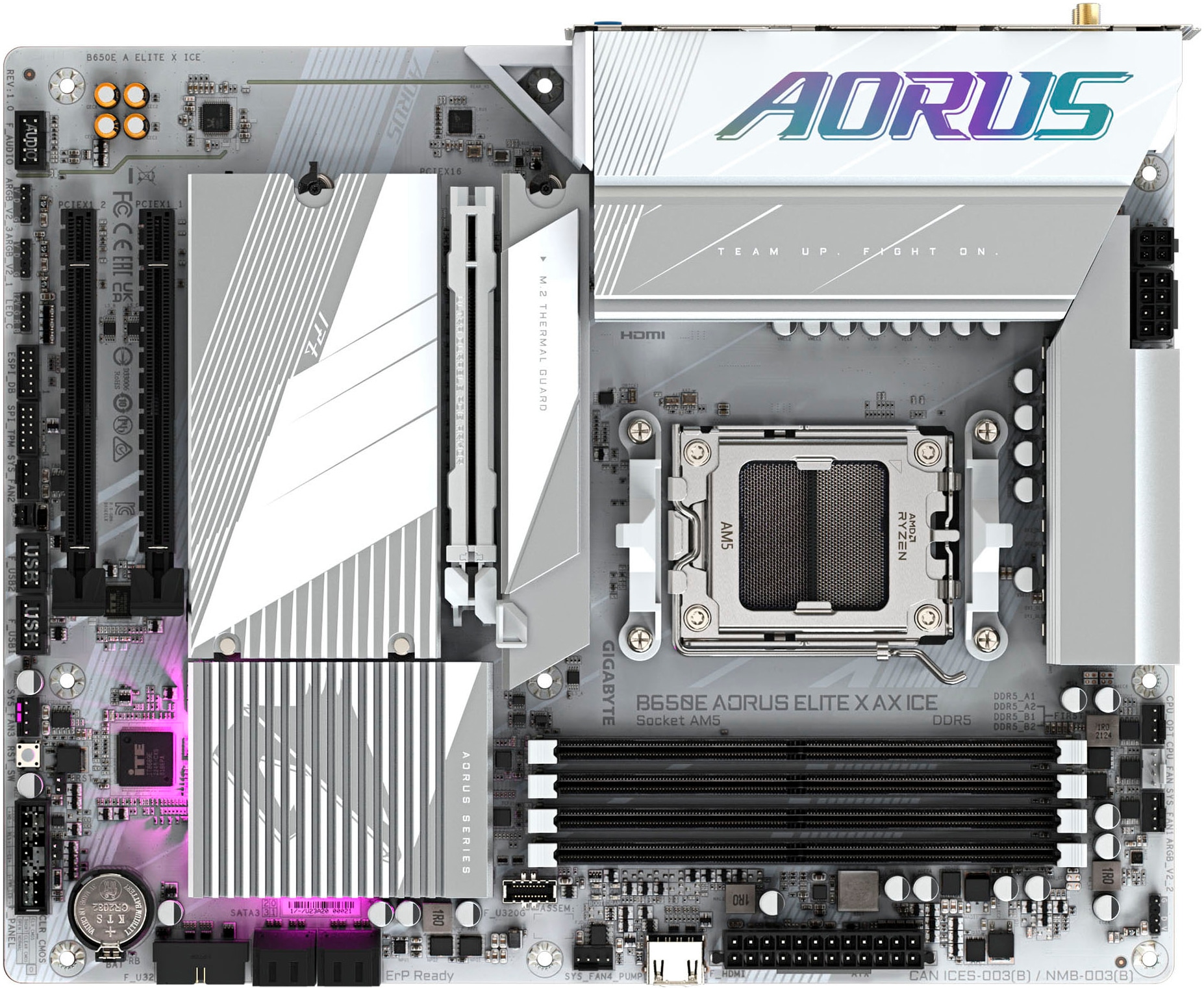 Gigabyte Mainboard »B650E AORUS ELITE X AX ICE«