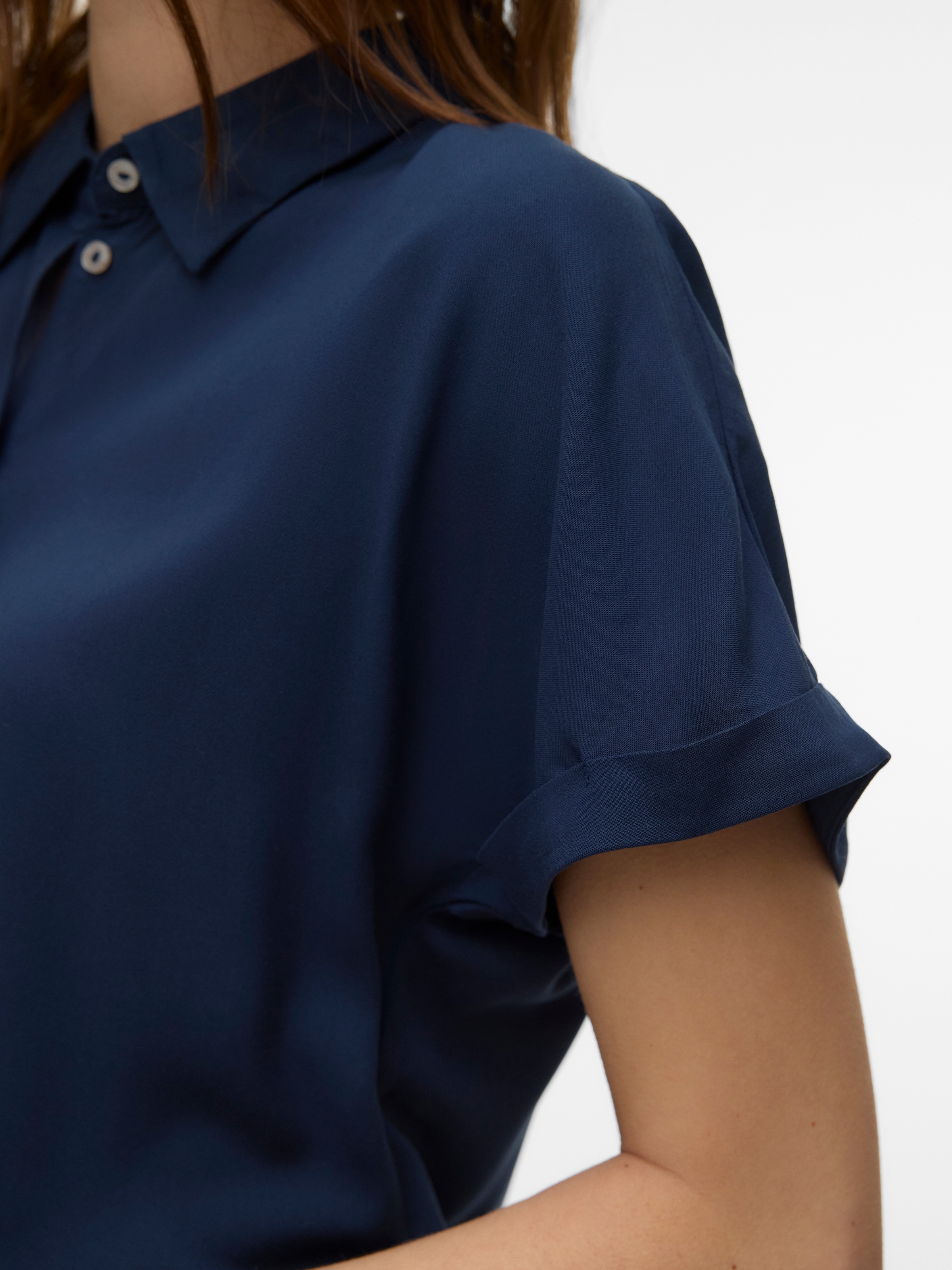 Vero Moda Kurzarmbluse »VMALICE SS SHIRT WVN NOOS« Viskose