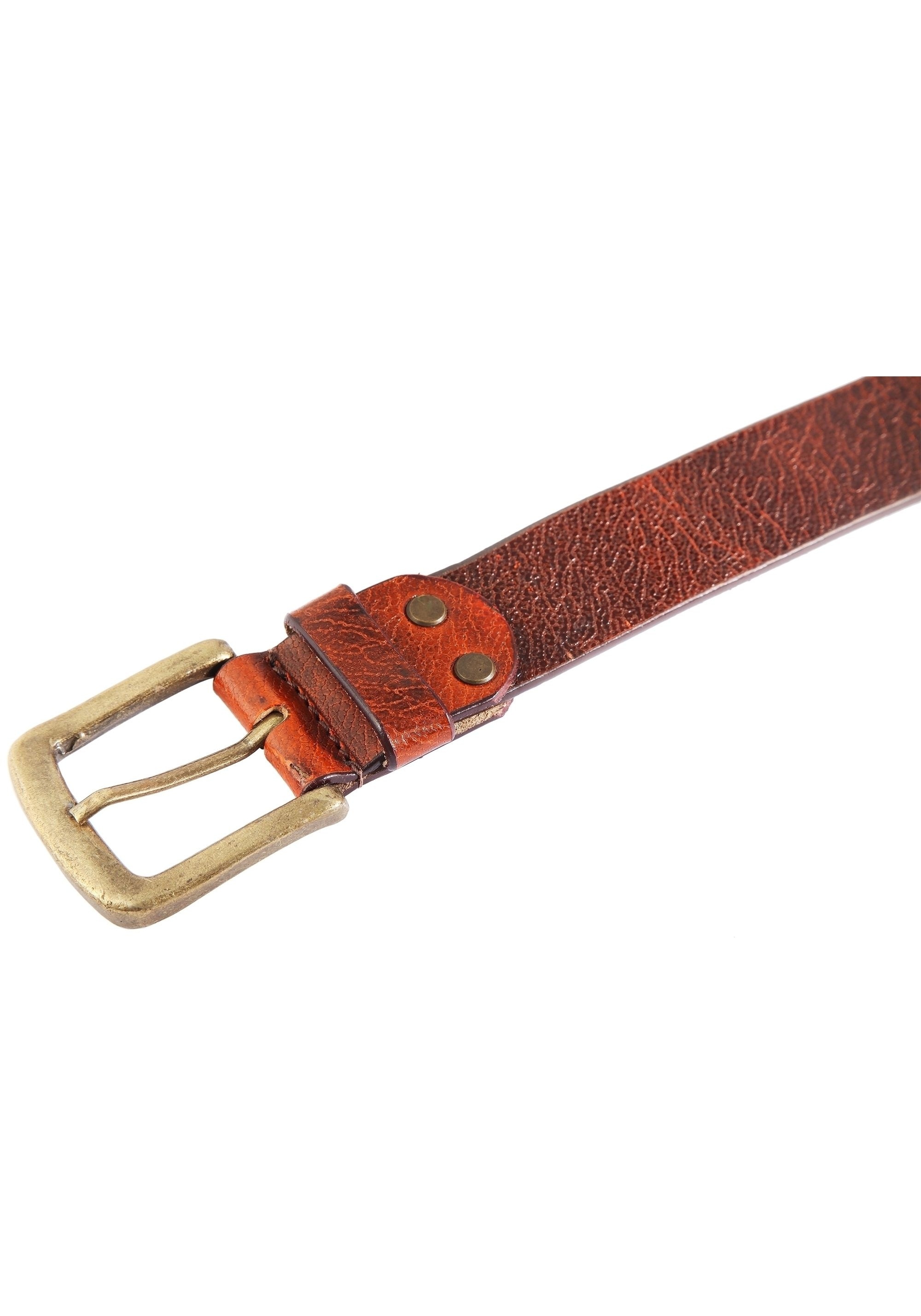 Leonardo Verrelli Ledergürtel »in braun aus hochwertiges Echt Leder, 80 cm - 150 cm (Bundweite)«