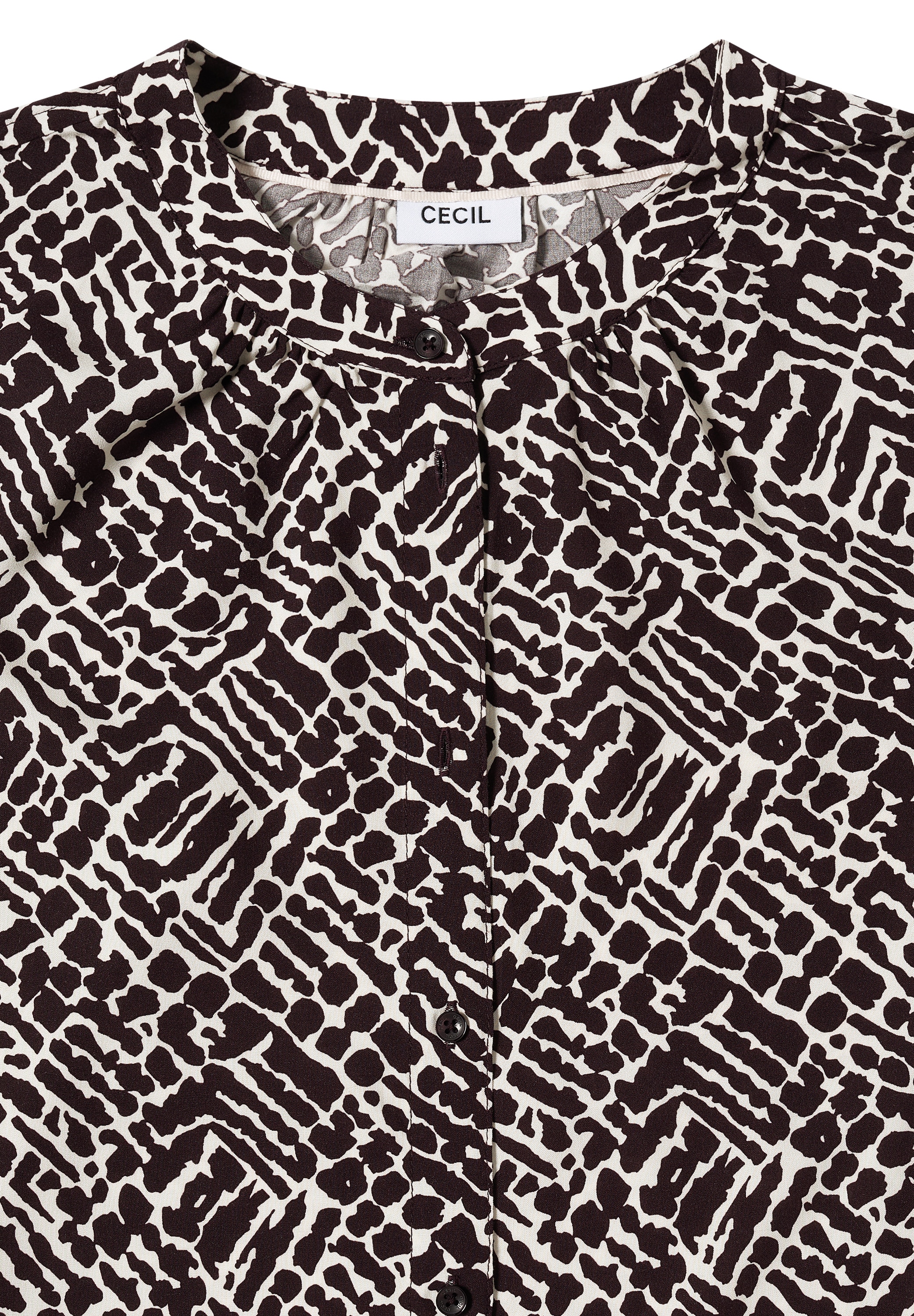 Cecil Langarmbluse mit grafischem Muster