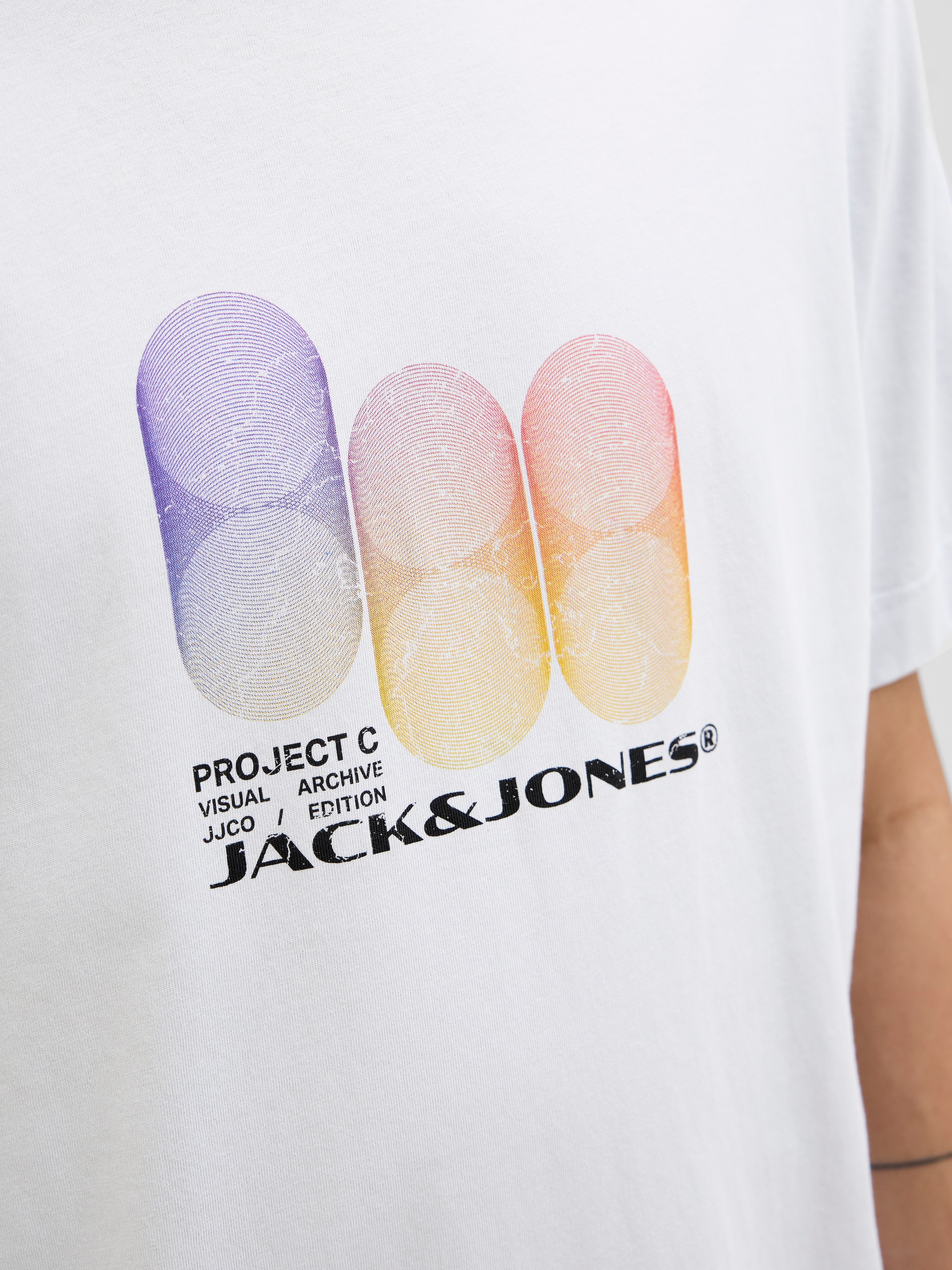 Jack & Jones Print-Shirt »JCOCALMA TEE SS CREW NECK FST«, mit Frontprint