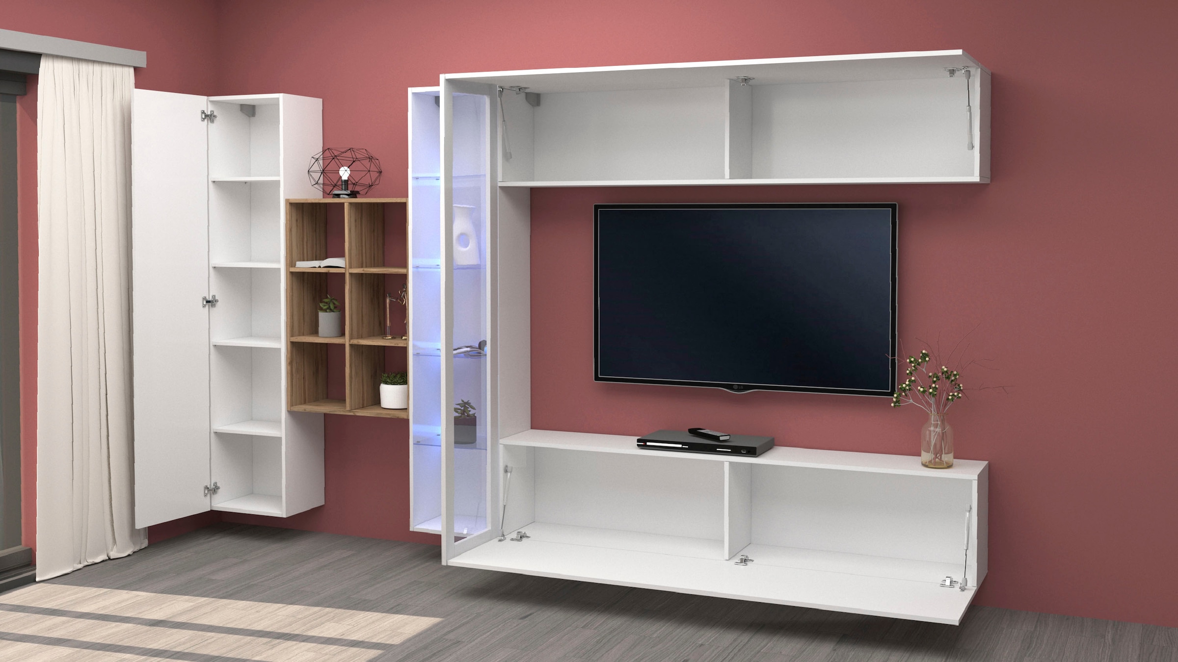 Home affaire Wohnwand »Maruska« 1 Stk. tlg.