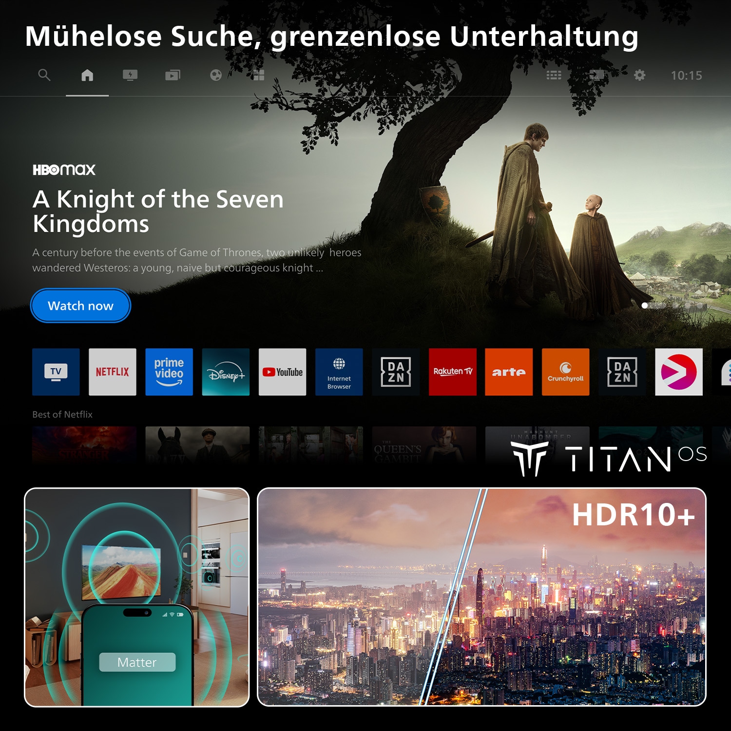 Philips QLED-Fernseher »43PQS7801/12« 108 cm/43 ″ Smart-TV