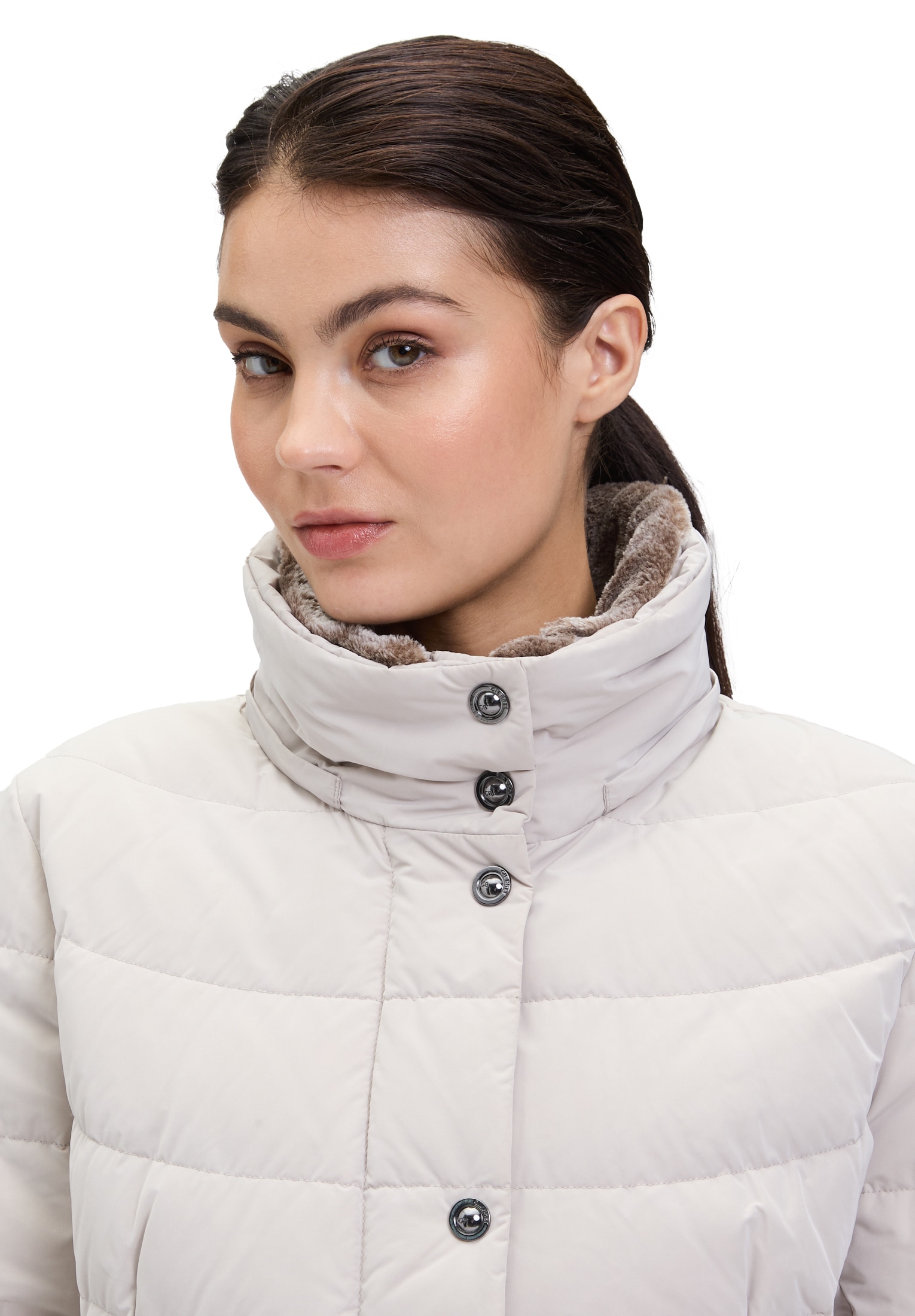 Gil Bret Steppjacke mit Kapuze mit abnehmbarer Kapuze