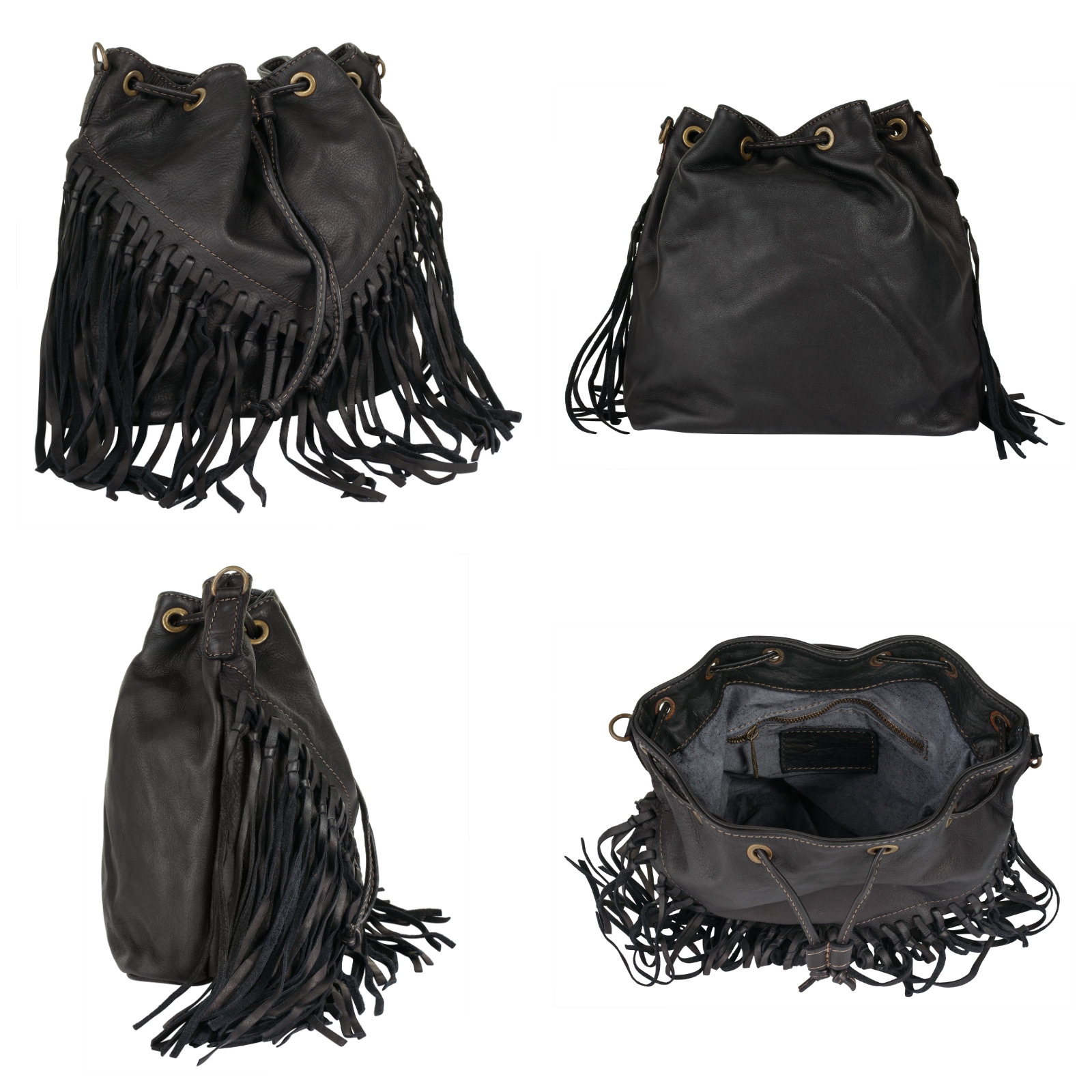 Samantha Look Shopper, echt Leder, Made in Italy