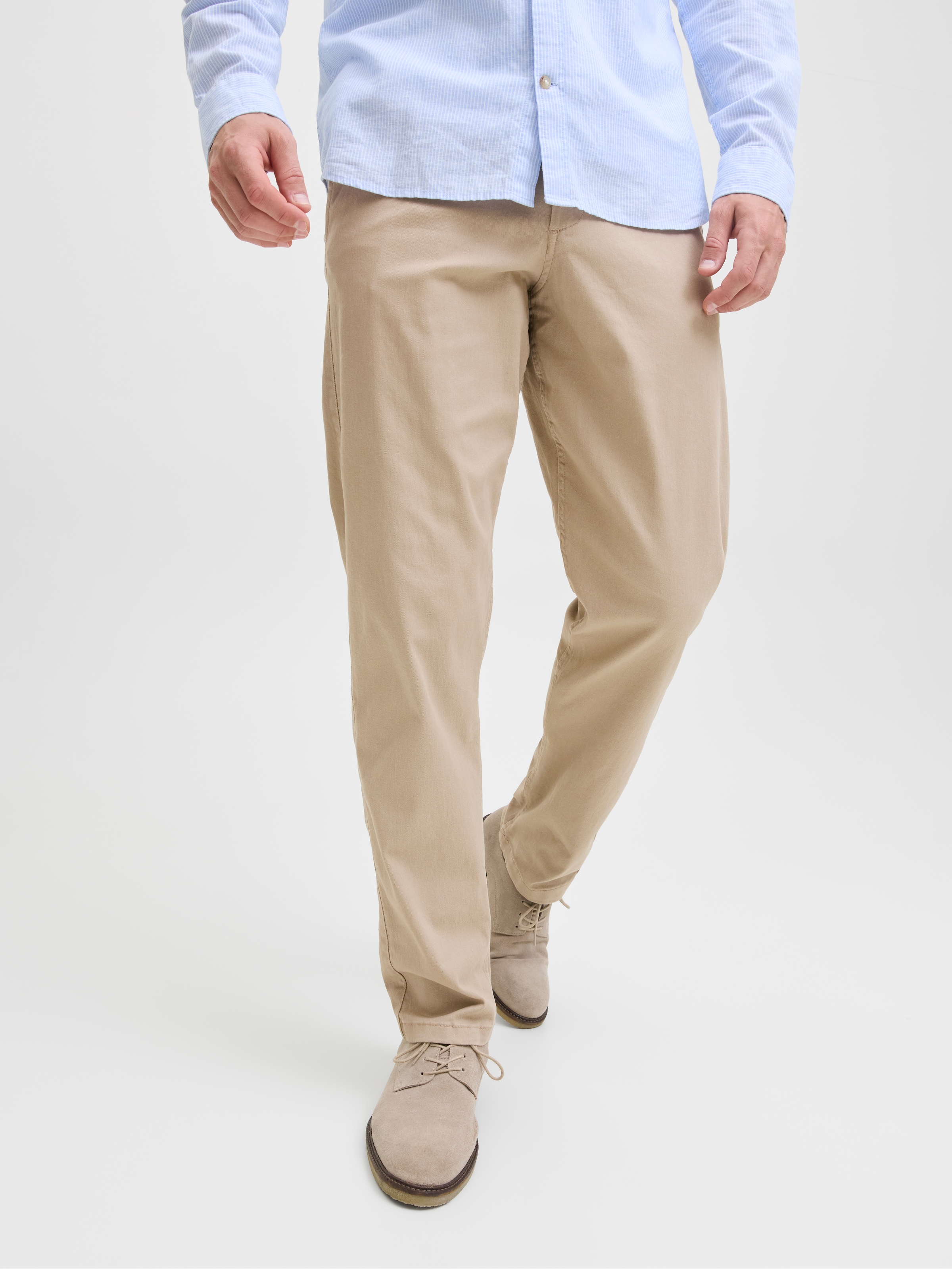 Jack & Jones Chinohose »JPSTKANE DAVE CHINO 2PK MP NOOS«, (Packung, 2 tlg.), In vorgewaschener Qualität