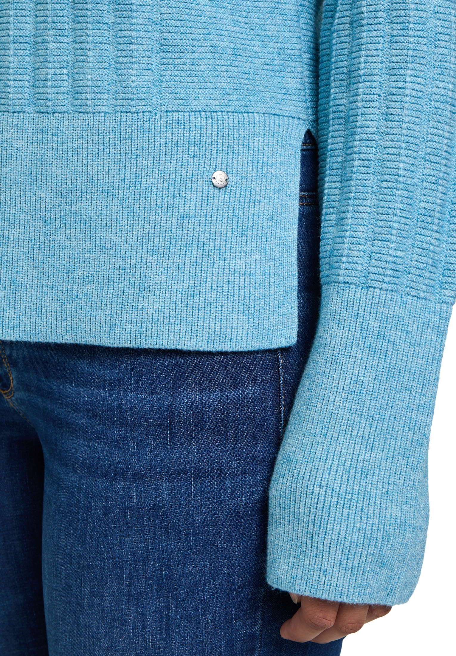 Betty&Co Strickpullover »Strickpullover mit Struktur«