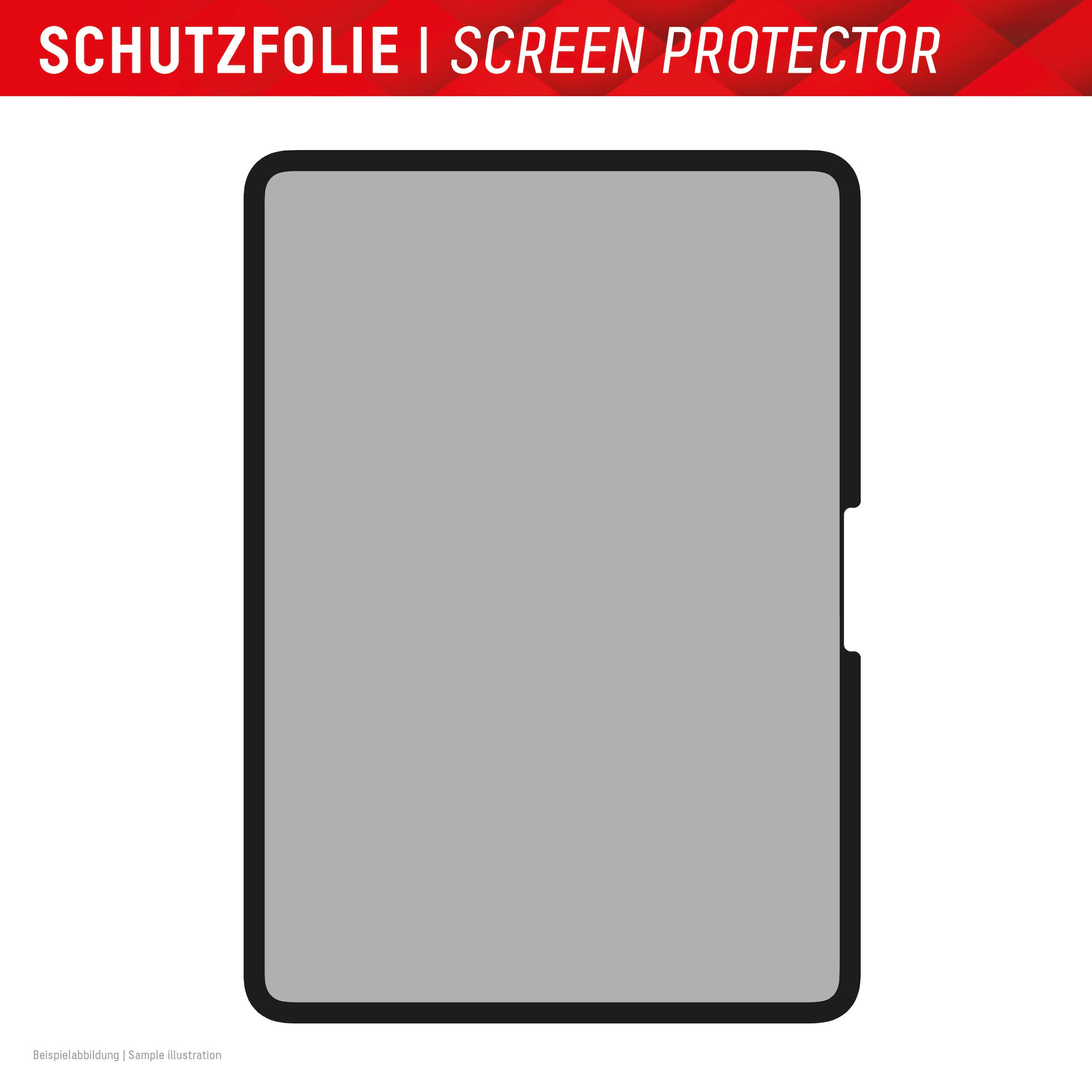 Displex Displayschutzfolie »Tablet Privacy Safe« für Apple iPad Pro 11" (2024/2025) Blickschutzfolie, Schutzfolie, Bildschirmschutz, kratz- & stoßfest