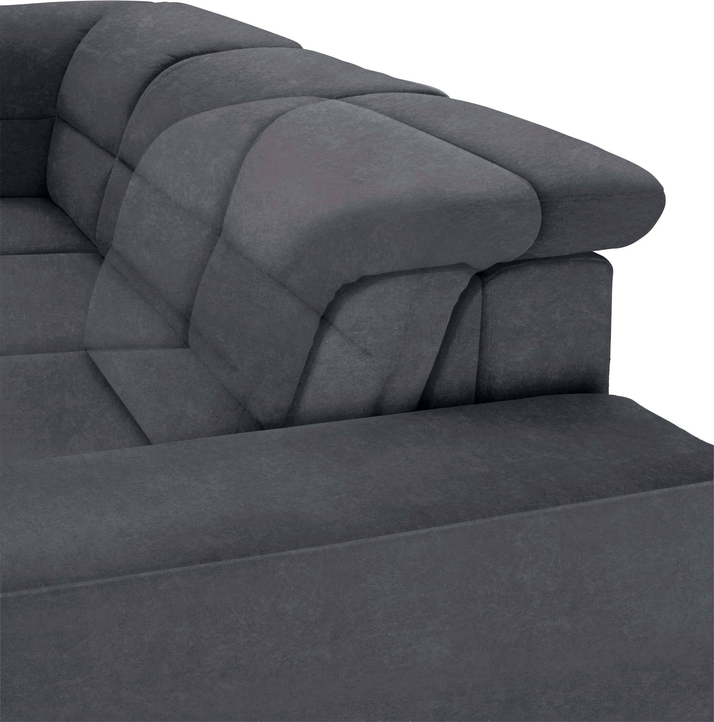 sit&more Ecksofa »Mariola L-Form« mit Federkern und Ottomane, inklusive Sitztiefenverstellung