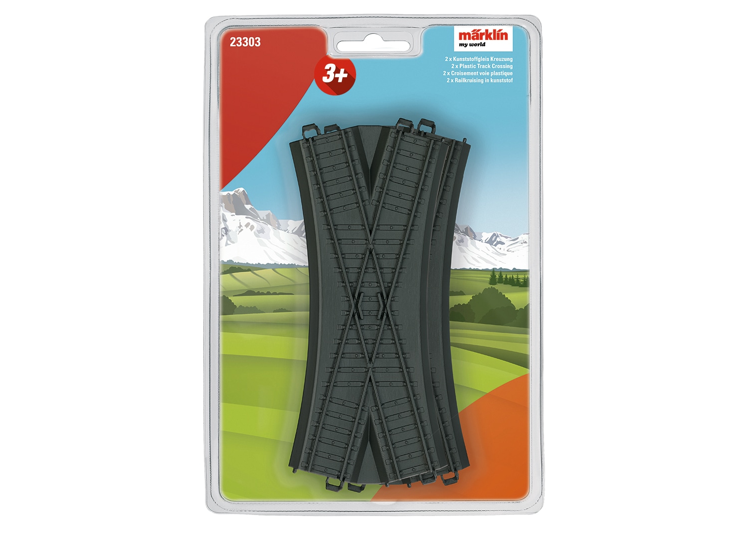 Märklin Gleise-Set »Märklin my world - Kunststoffgleis Kreuzung - 23303« Made in Europe