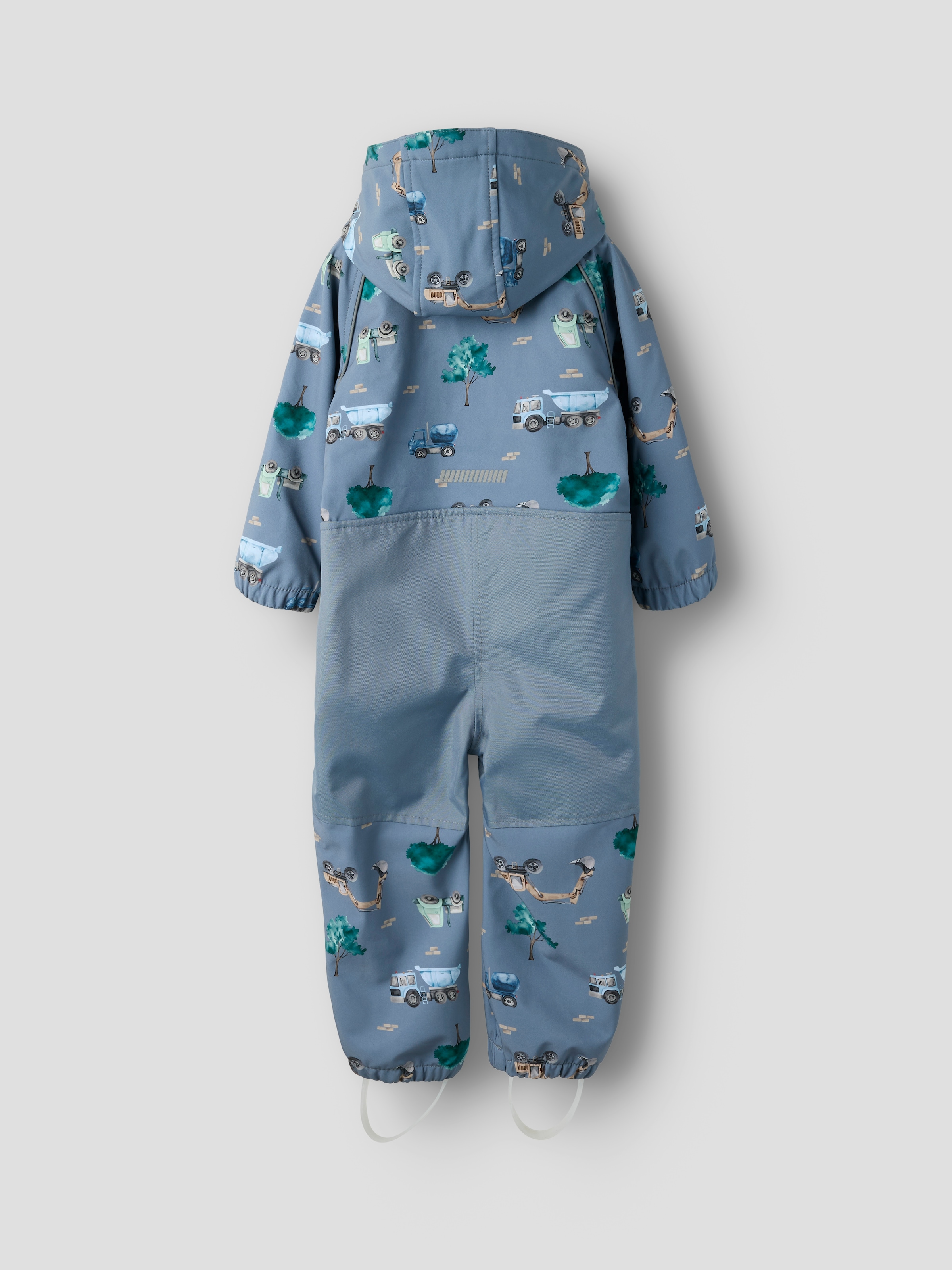 Name It Overall »NMMALFA08 SOFTSHELL SUIT AOP 1FO NOOS« mit dekorativen und reflektierenden Details