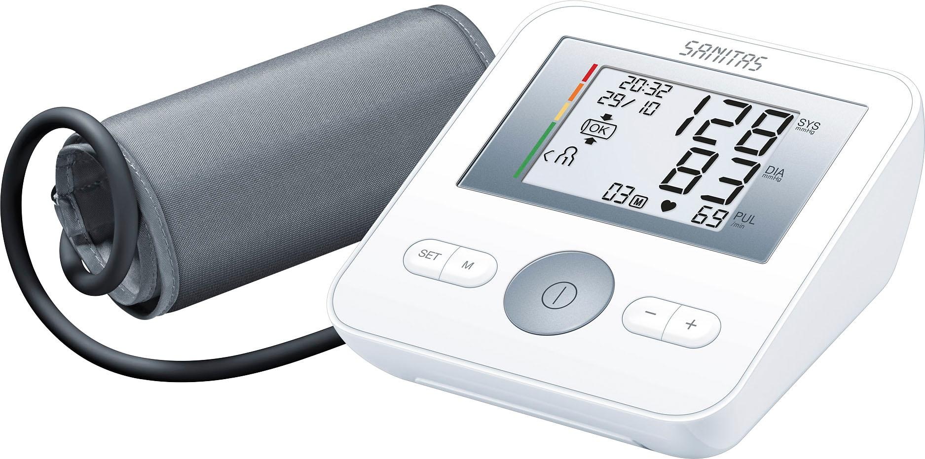 Oberarm-Blutdruckmessgerät »SBM 18«, Vollautomatische Blutdruck- und Pulsmessung am...