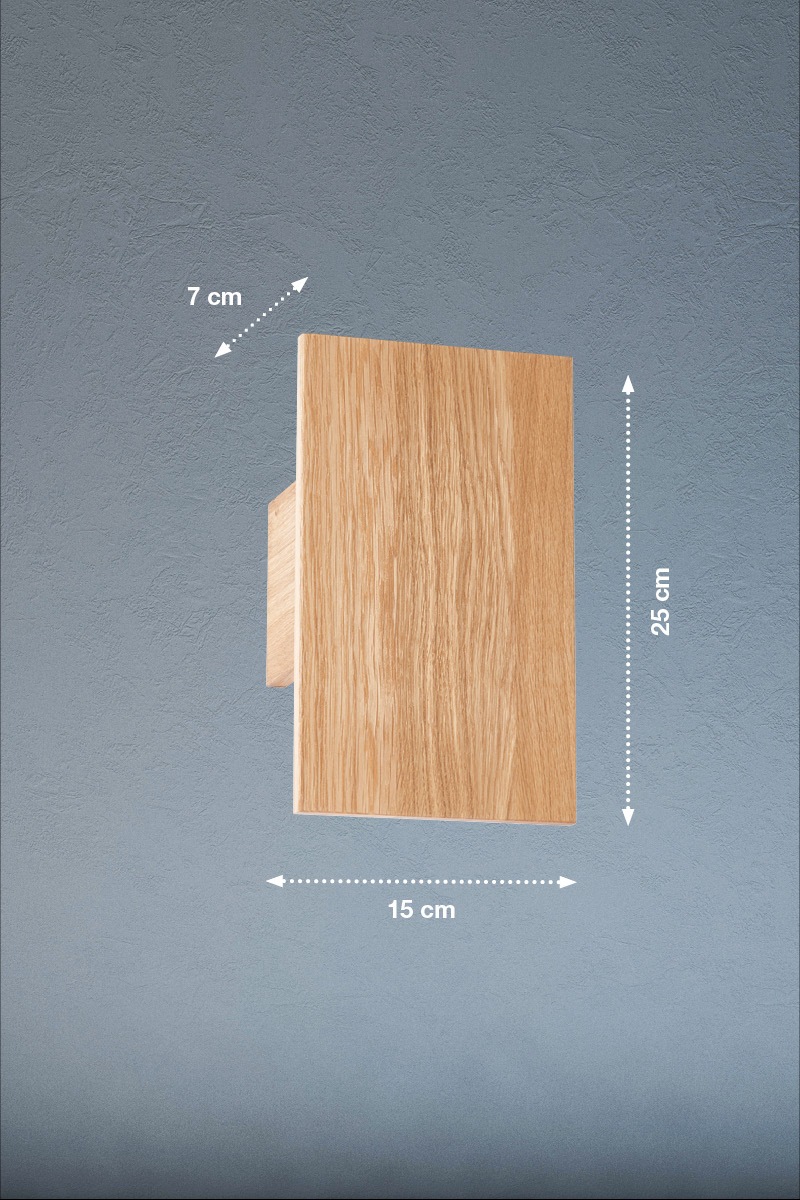 FISCHER & HONSEL LED Wandleuchte »SHINE-WOOD«, 4 flammig, Leuchtmittel LED-Modul | LED wechselbar, Made in Germany, hochwertige Verarbeitung