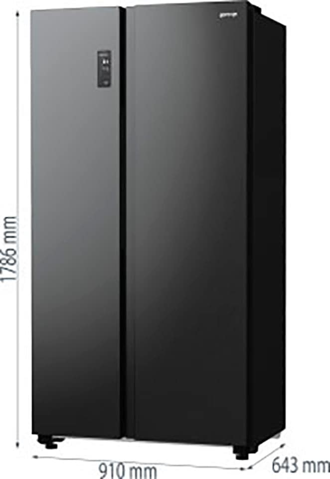 GORENJE Side-by-Side »NRR 9185 EA«, NRR 9185 EABXL, 178,6 cm hoch, 91 cm breit, Inverter Kompressor