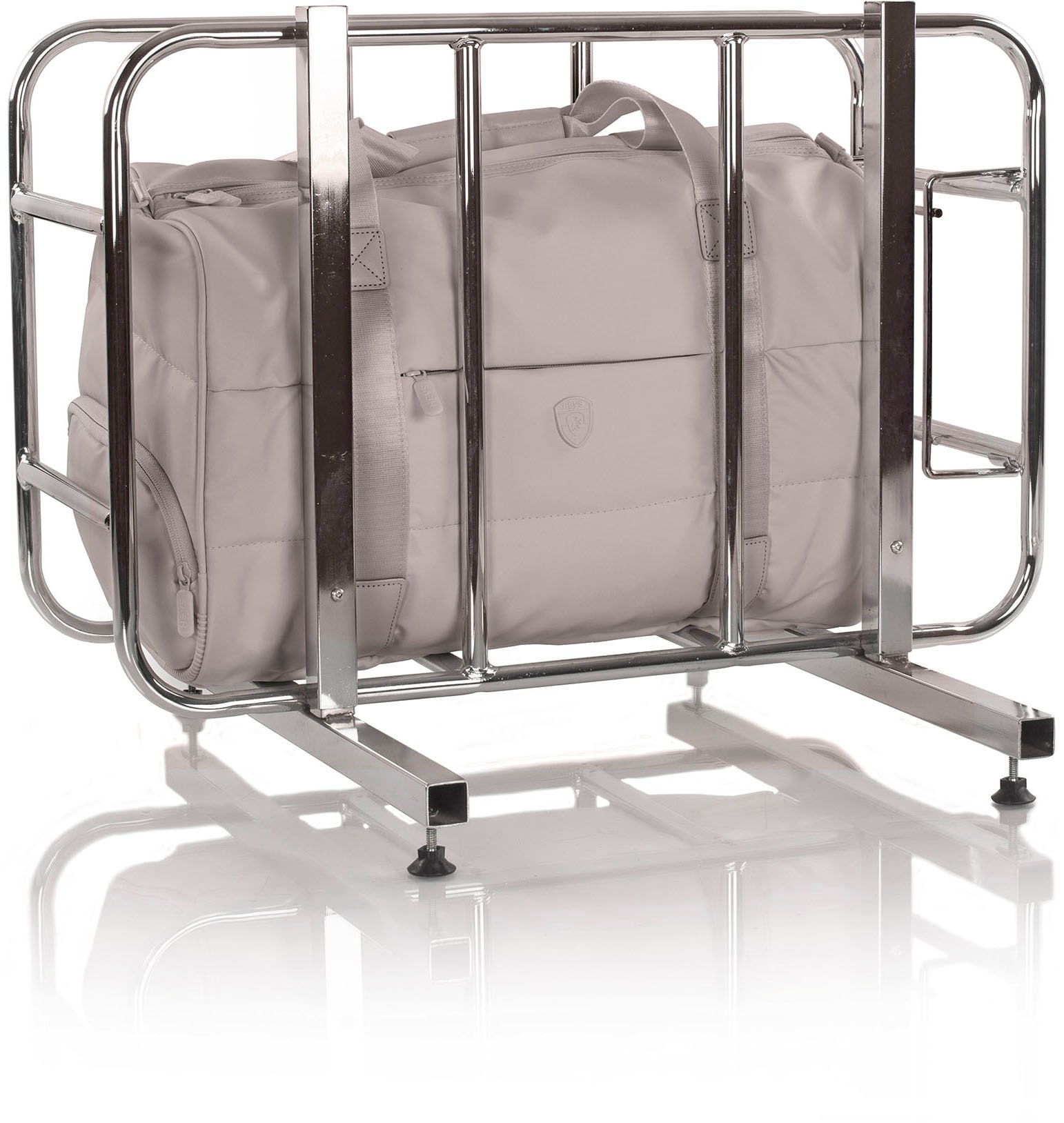 Heys Reisetasche »Puffer Atmosphere, 48 cm«, Heys x Joachim Llambi Handgepäcktasche Trolley-Aufsteck-System