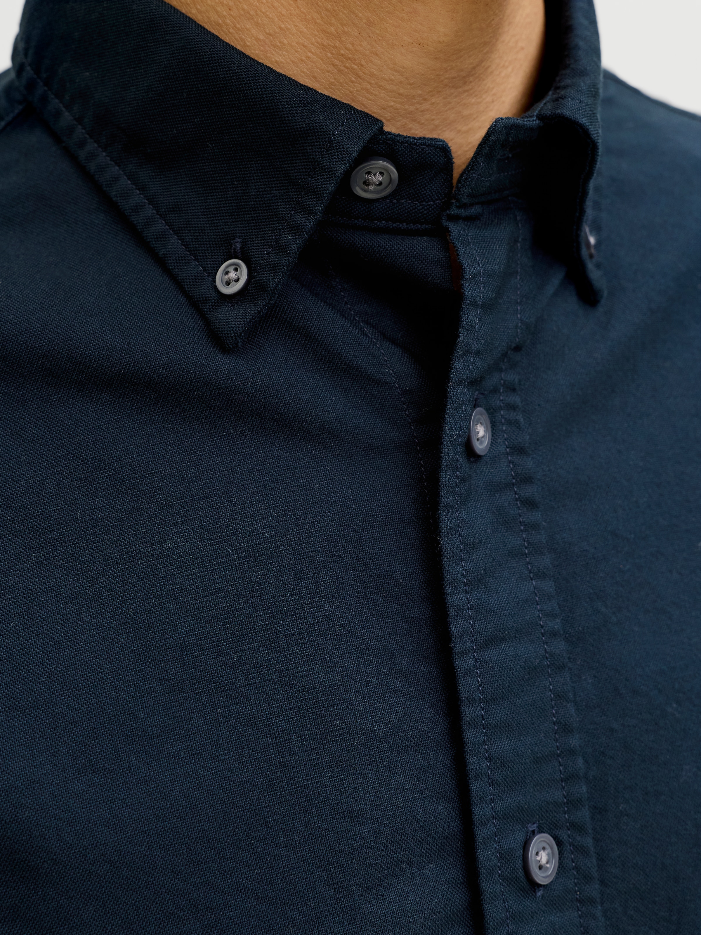 Jack & Jones Langarmhemd »JPRBLUHARVEY OXFORD L/S SHIRT SN« Baumwolle, regular fit