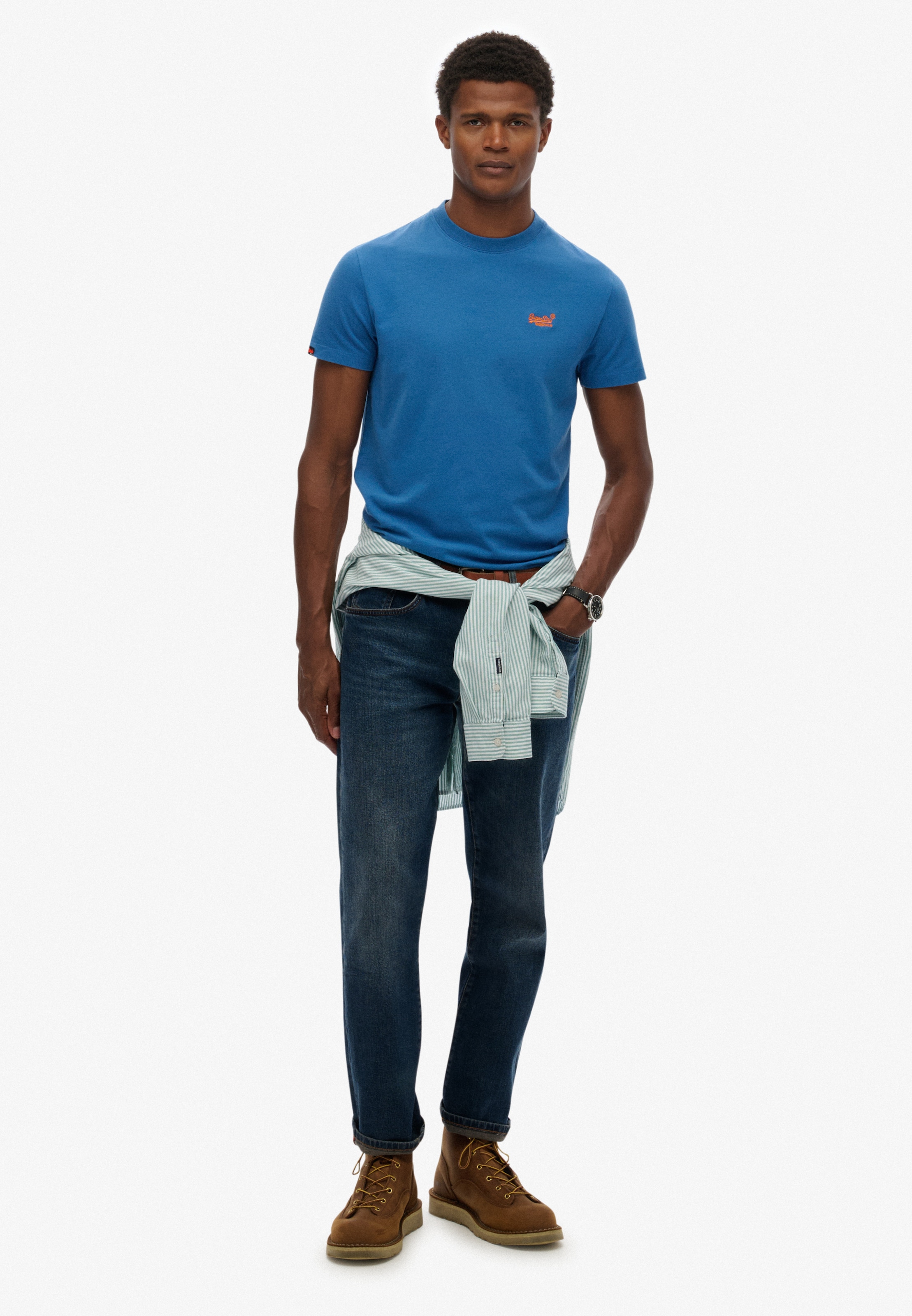 Superdry Rundhalsshirt »ESSENTIAL LOGO EMB TEE«