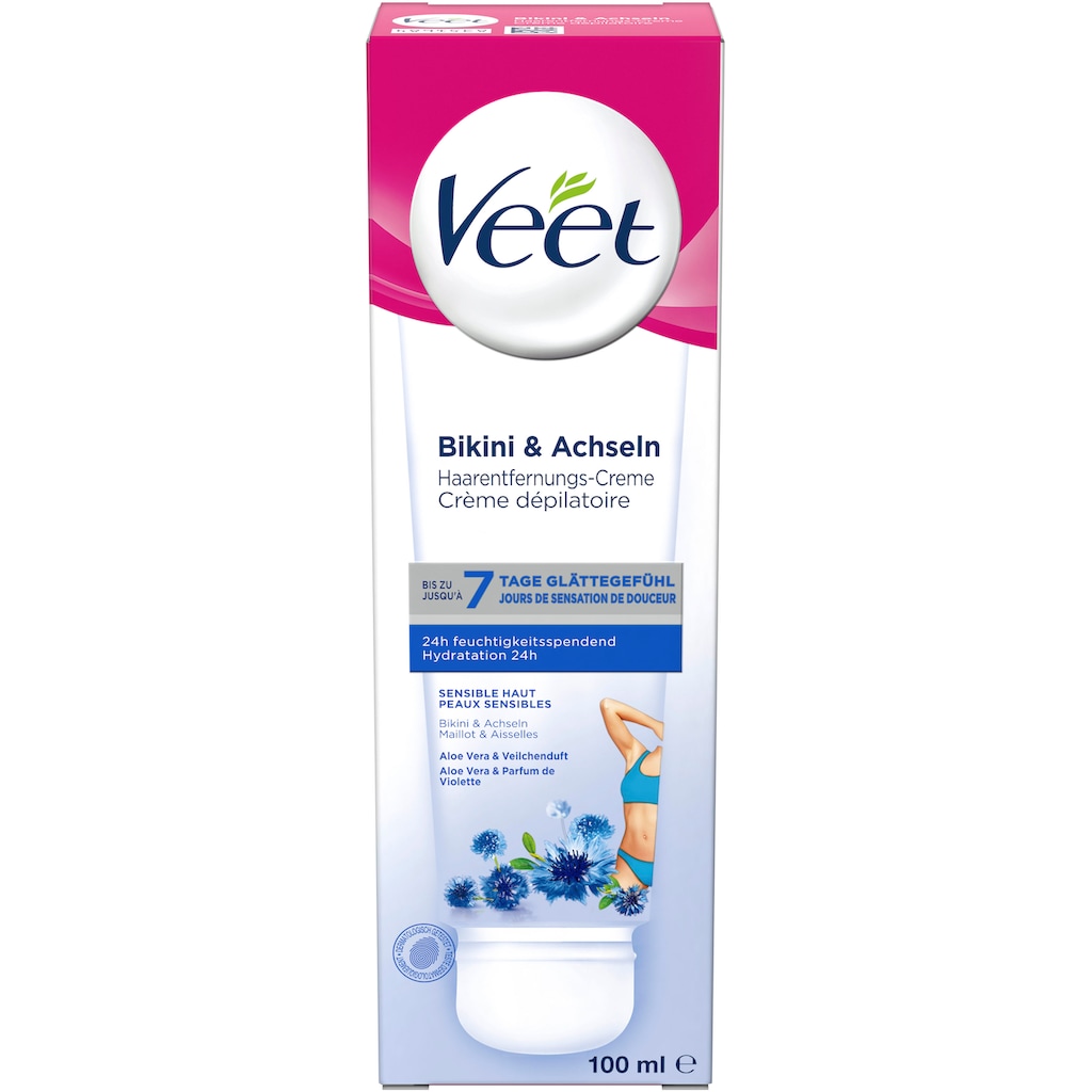 Veet Enthaarungscreme »Bikinizone & Achseln«, (Spar-Set, 6 St.)