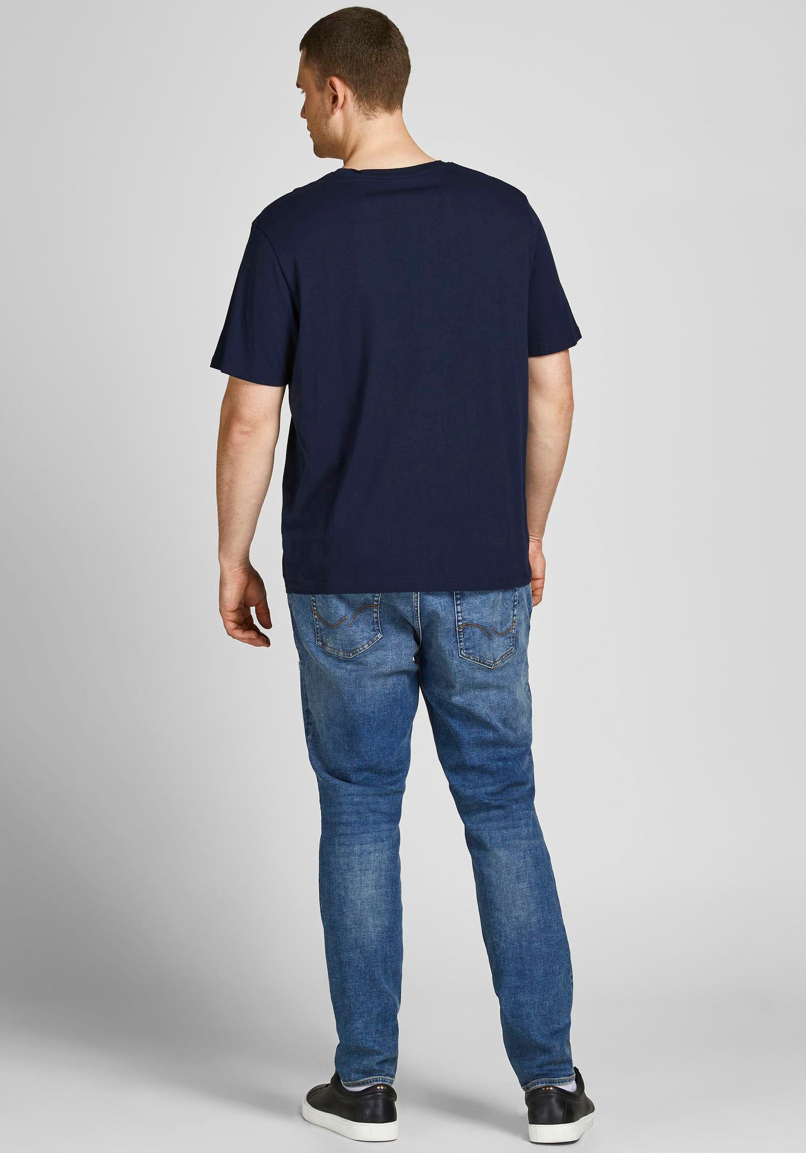 Jack & Jones PlusSize Rundhalsshirt »CORP LOGO TEE«